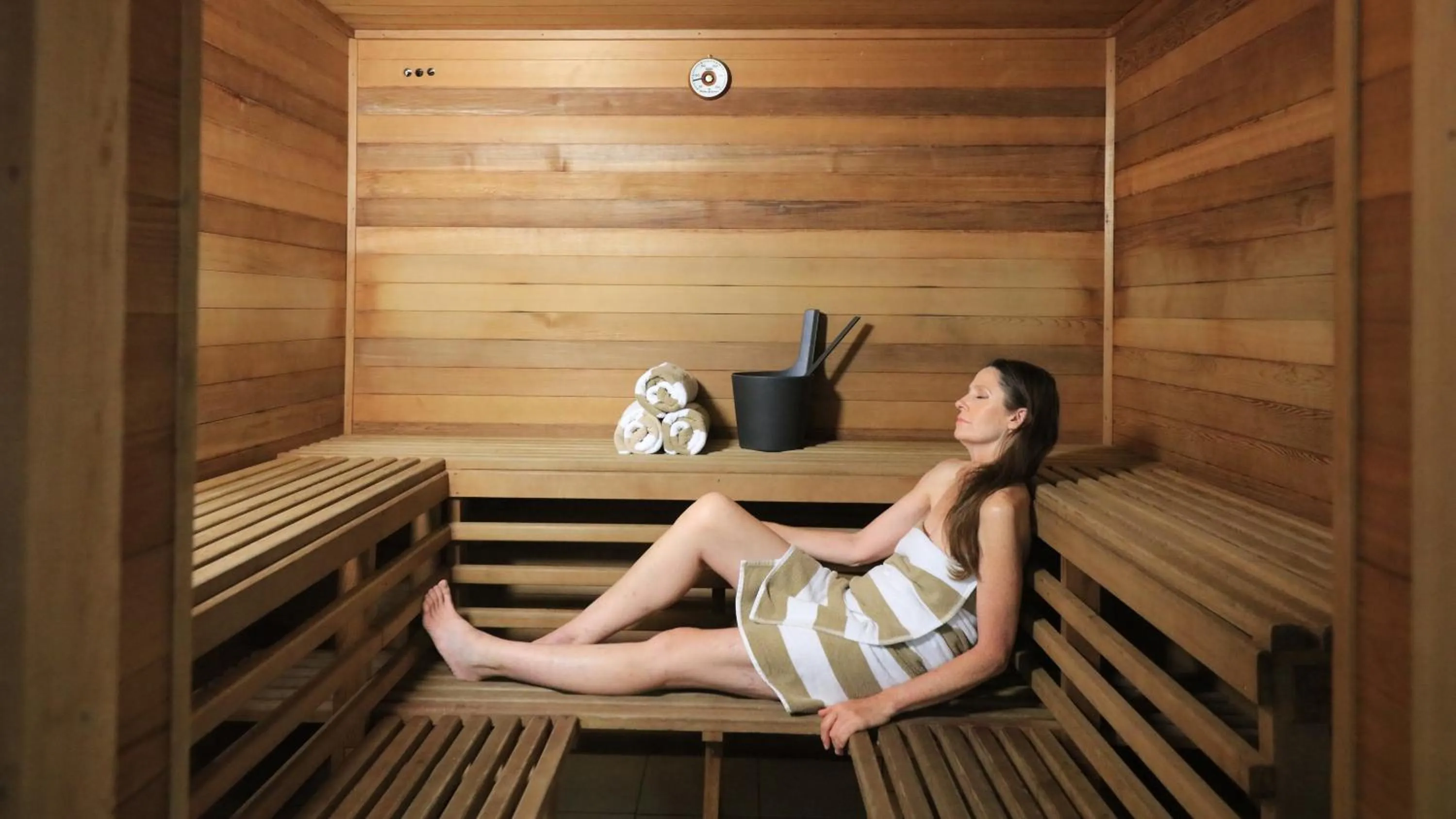 Sauna in Motel Meneres