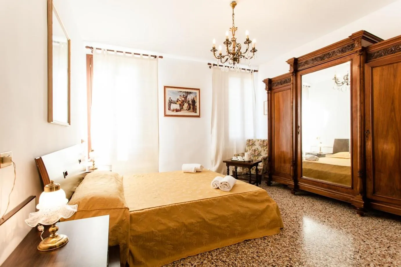 Bed in Prince Apartments