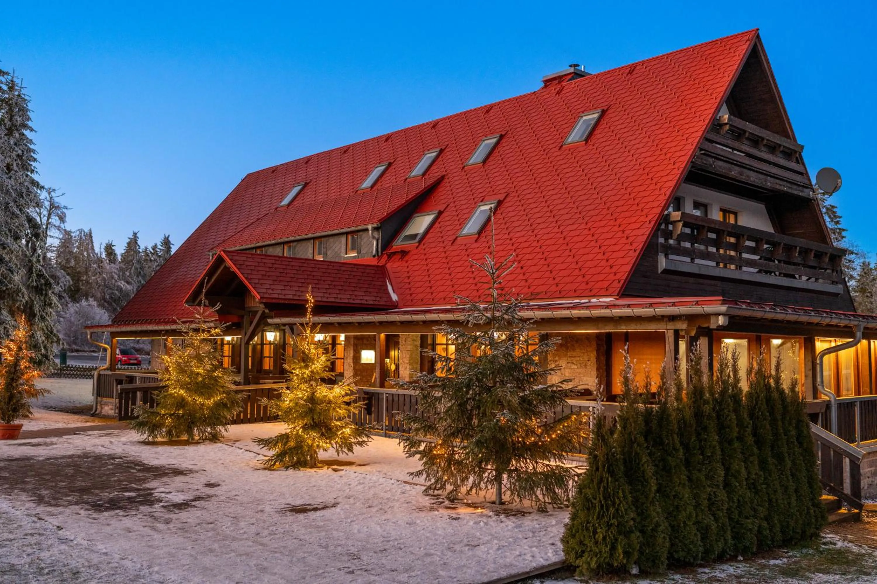 Berggasthof Heuberghaus, direkt am Rennsteig