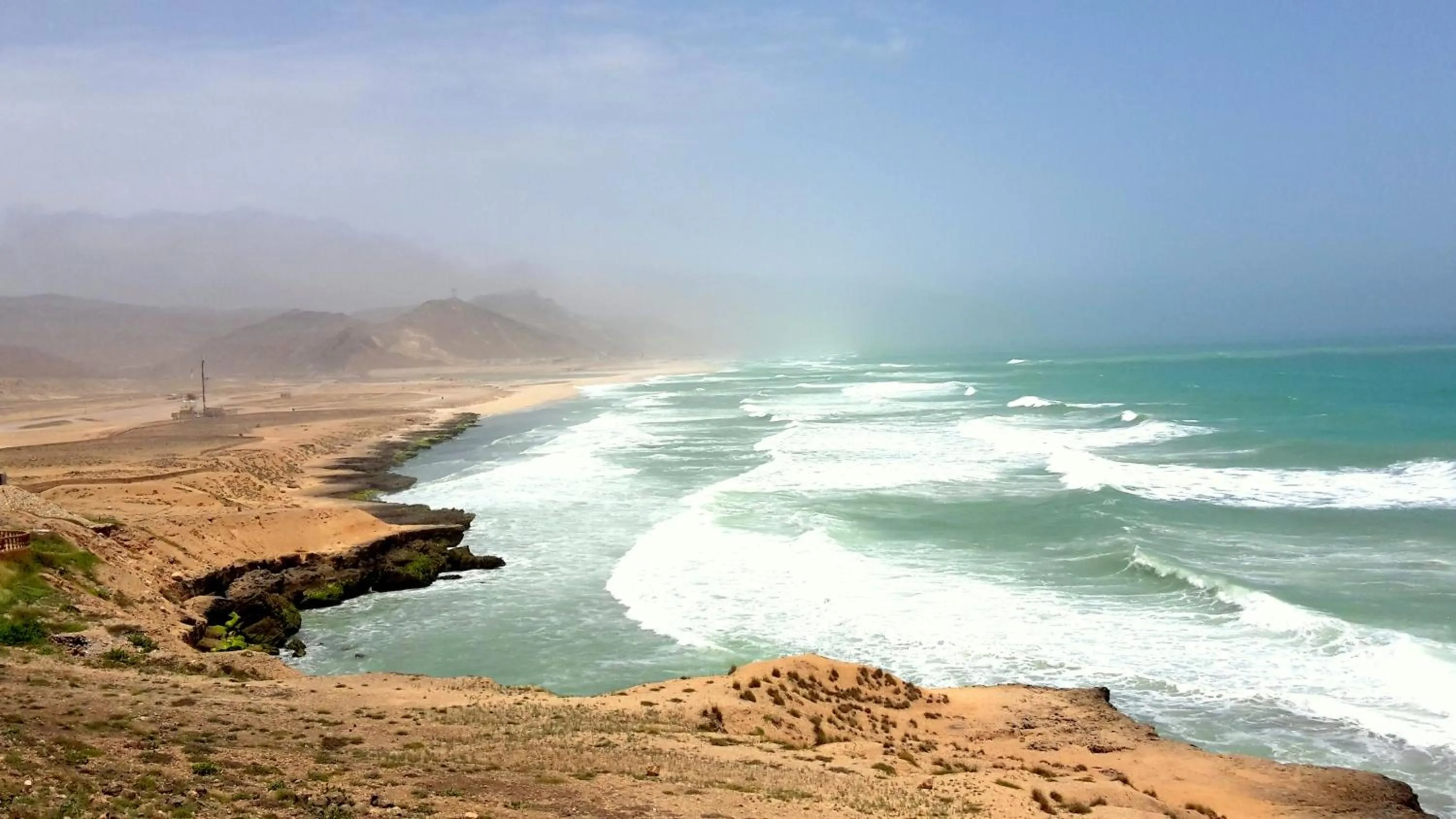 Natural landscape in Samharam Resort Salalah