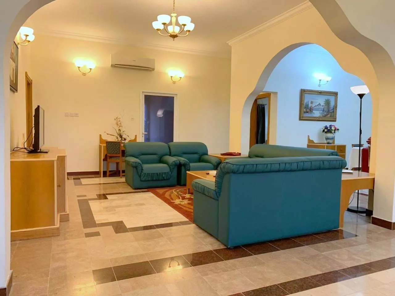 Living room in Samharam Resort Salalah