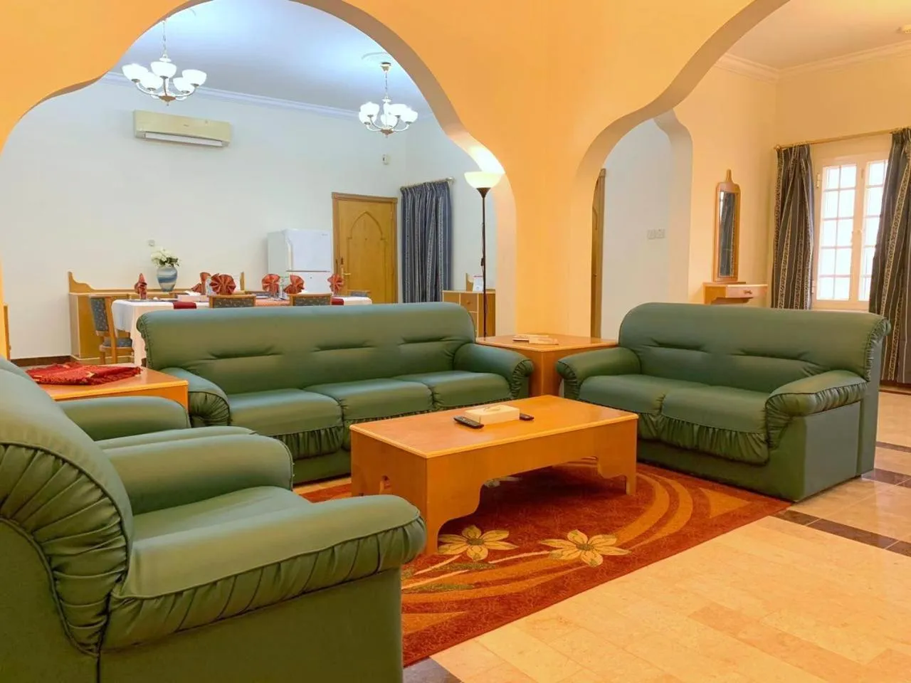 Living room in Samharam Resort Salalah