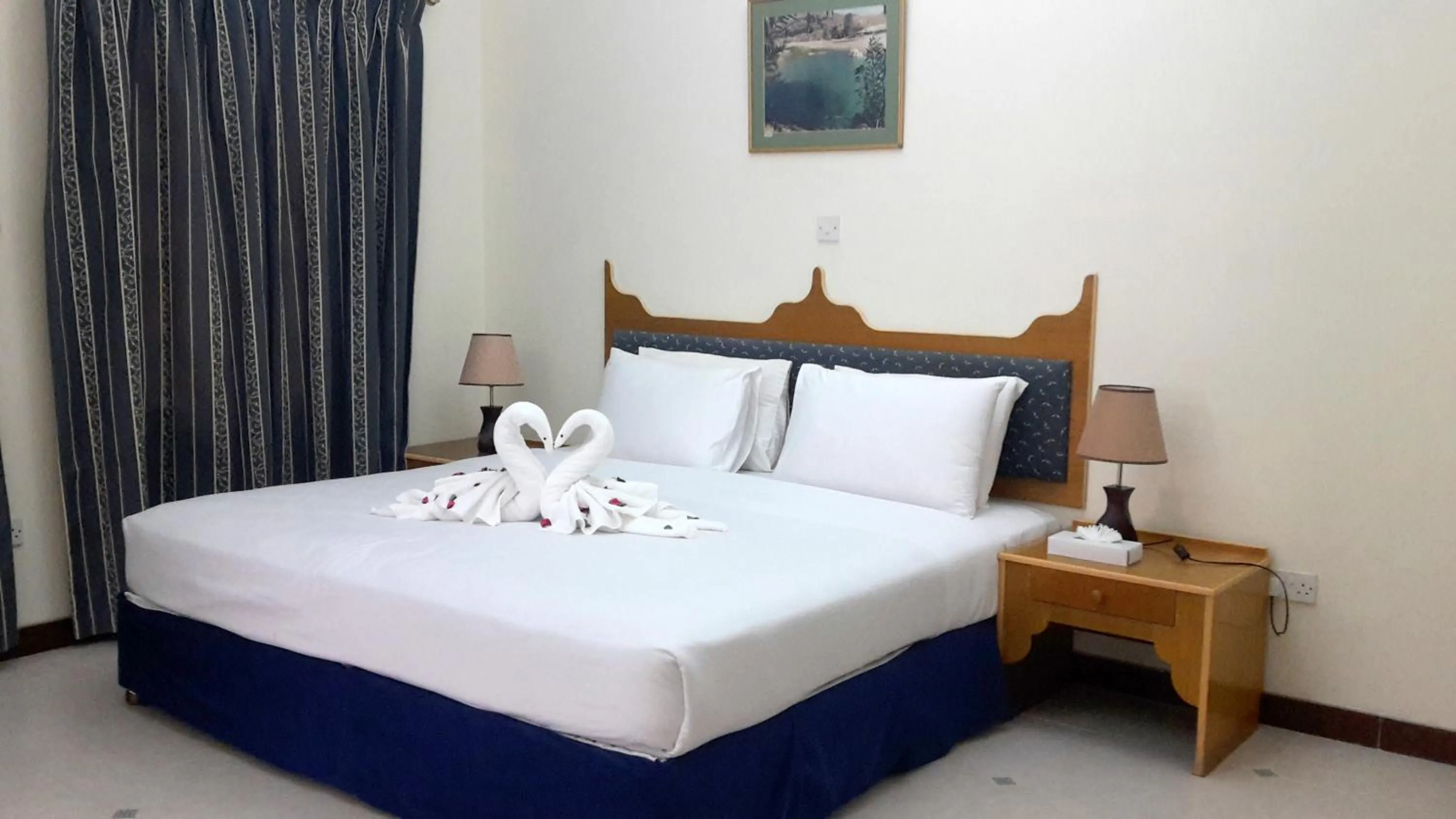 Bed in Samharam Resort Salalah