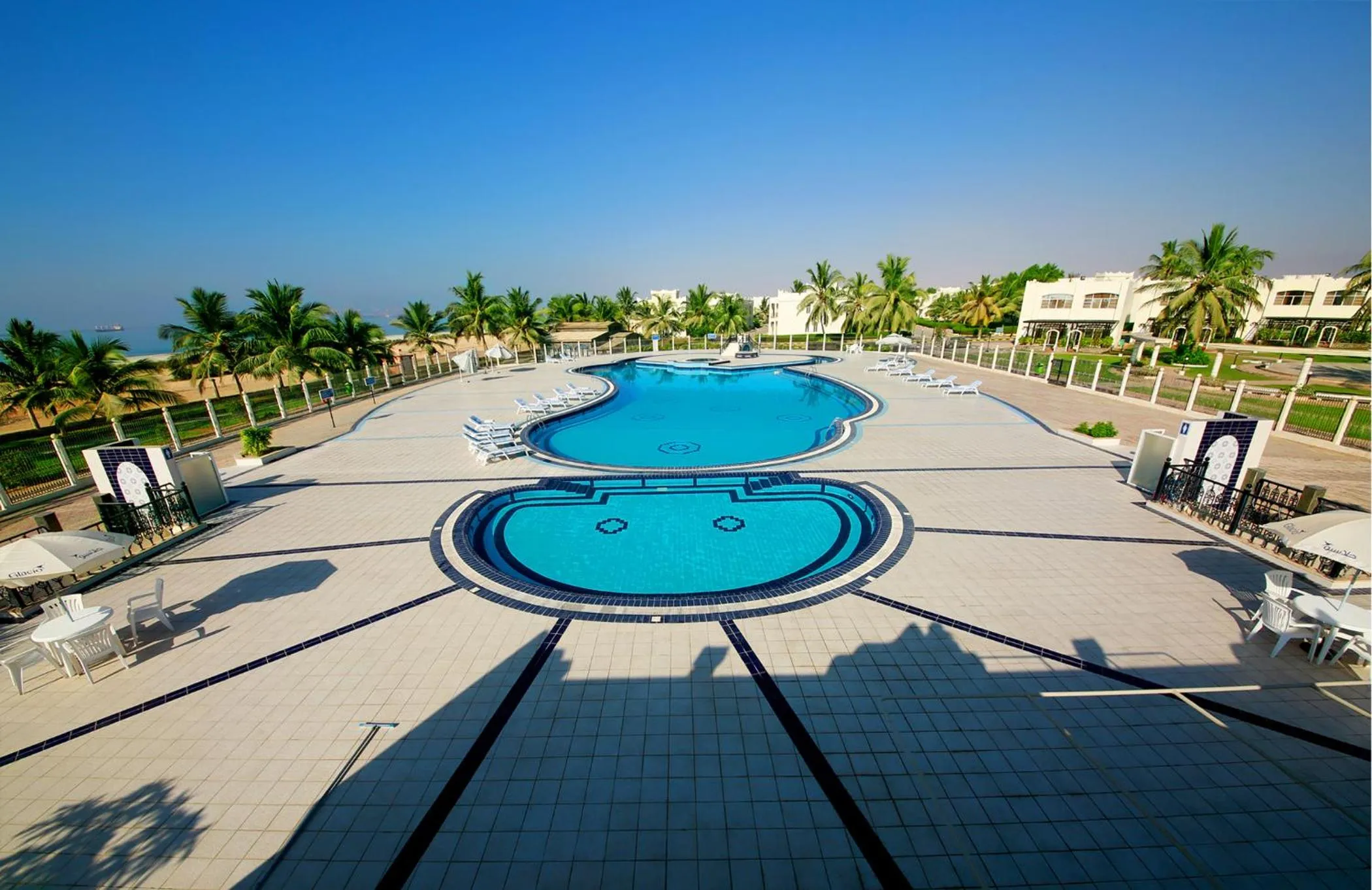 Swimming pool in Samharam Resort Salalah