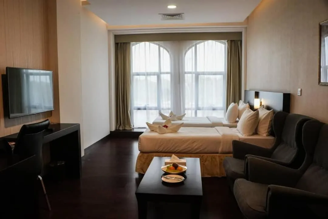 Bedroom, Seating Area in Haffa House Salalah