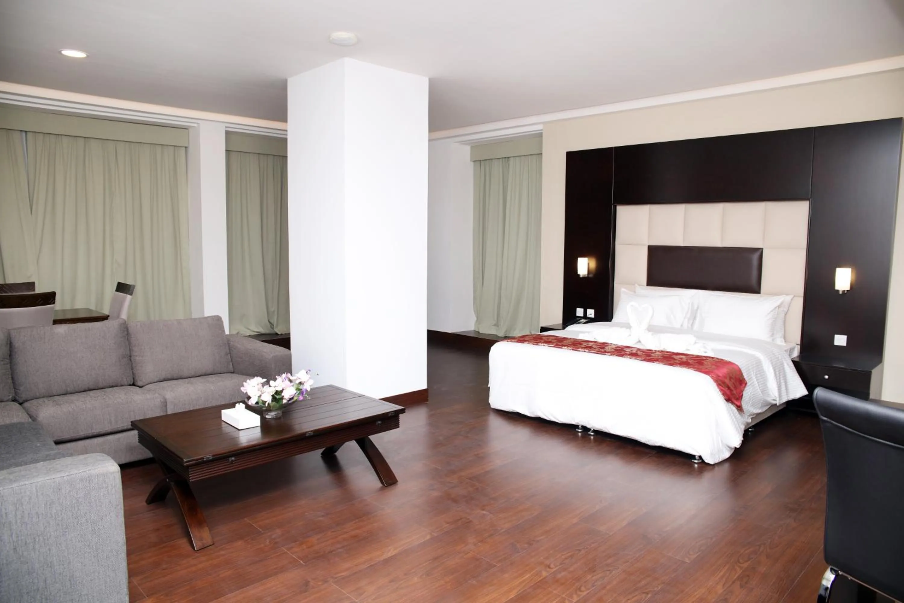 Bed in Haffa House Salalah