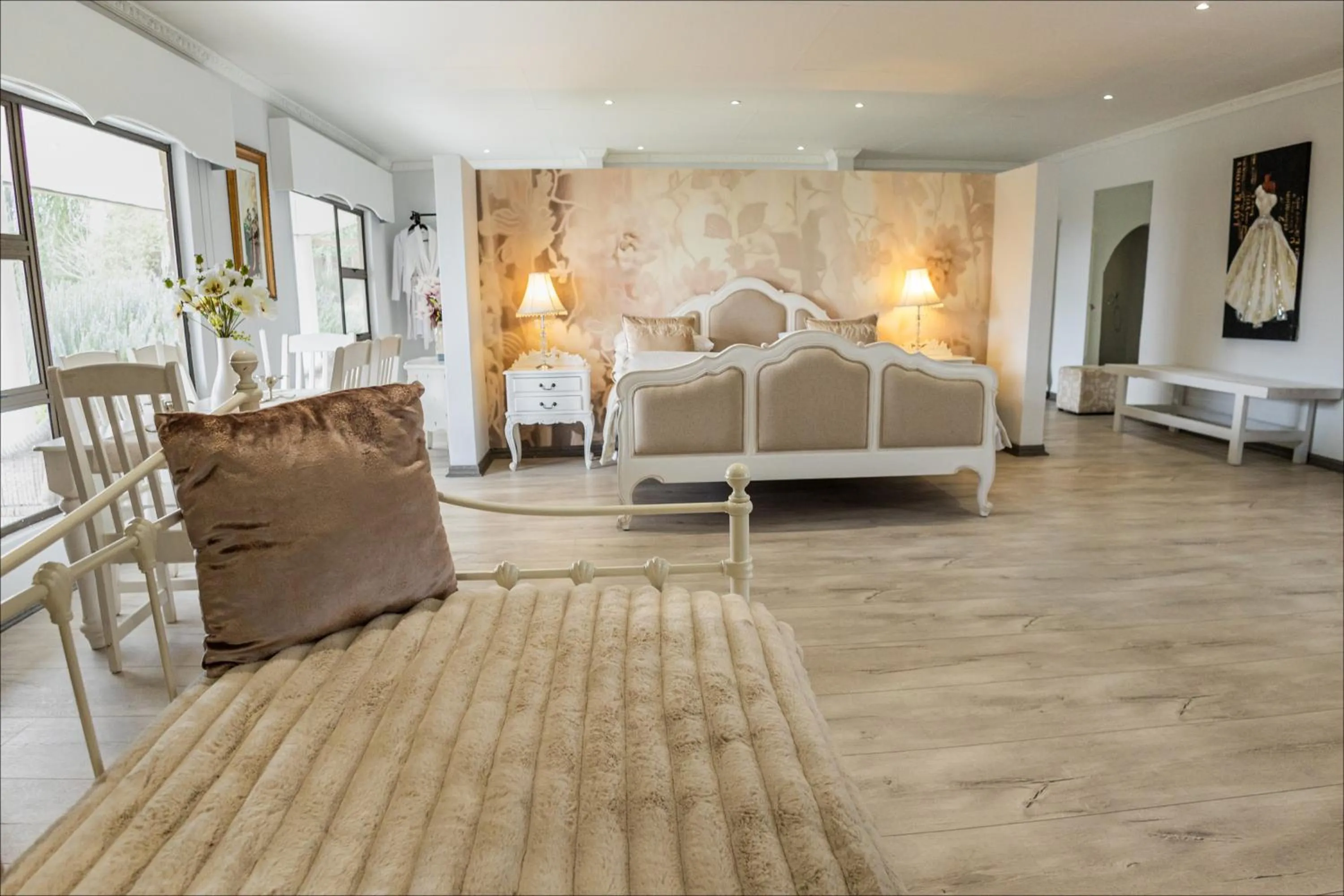 Bed in Lavender Hill Country Estate and Wedding Venue