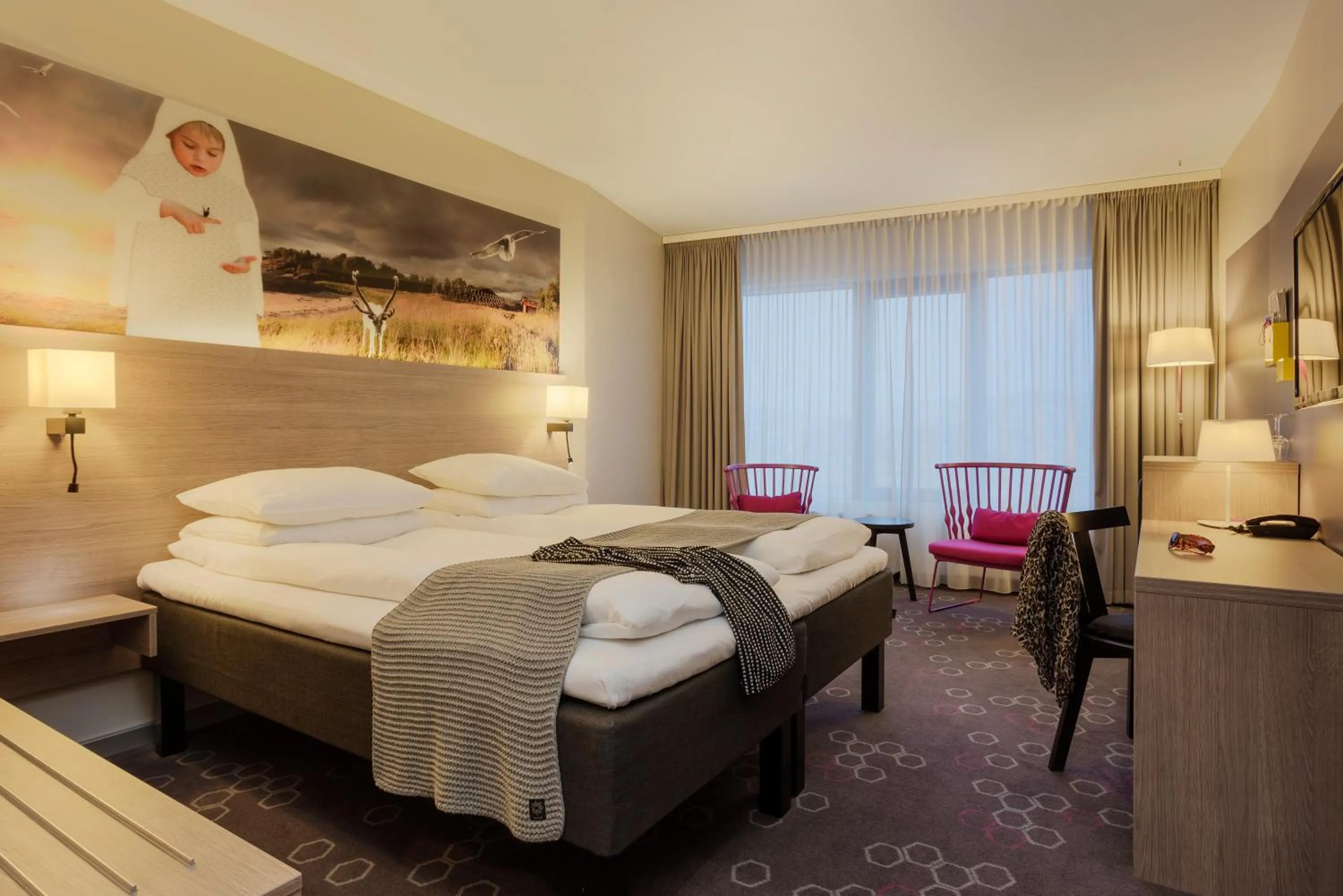 Photo of the whole room, Bed in Scandic Narvik