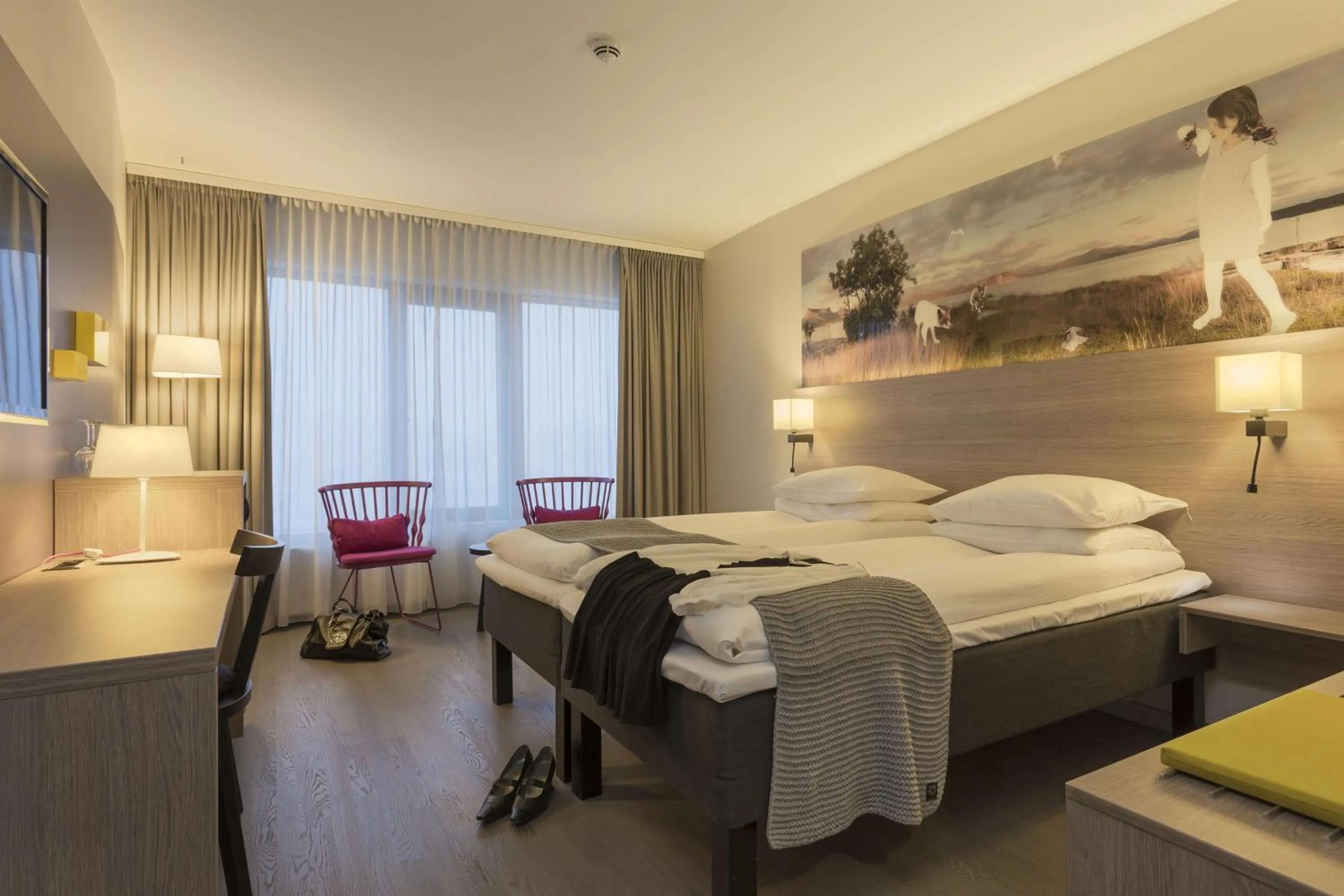 Photo of the whole room, Bed in Scandic Narvik