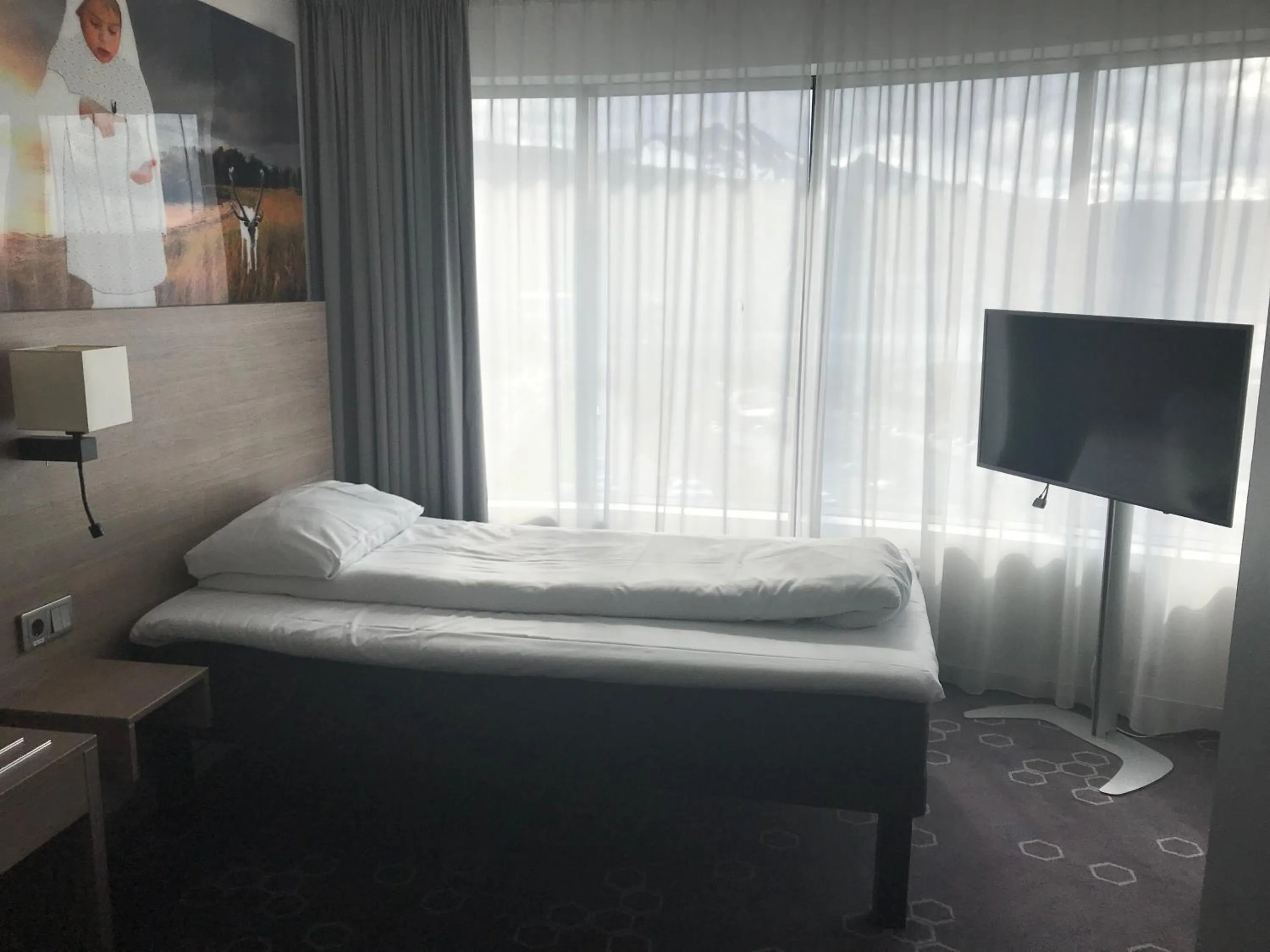 Property building, Bed in Scandic Narvik