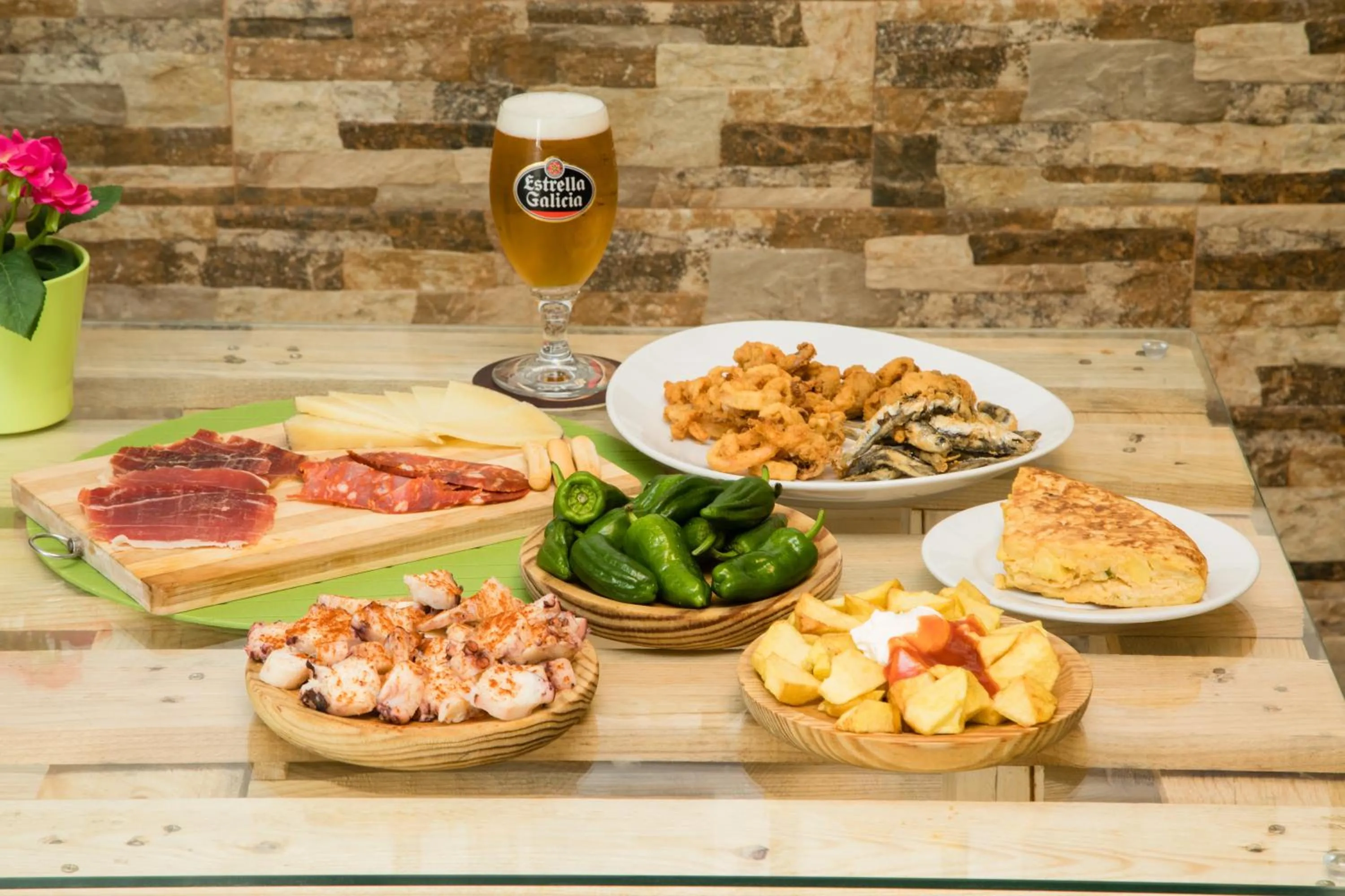 Food close-up in Hostal Oliveta