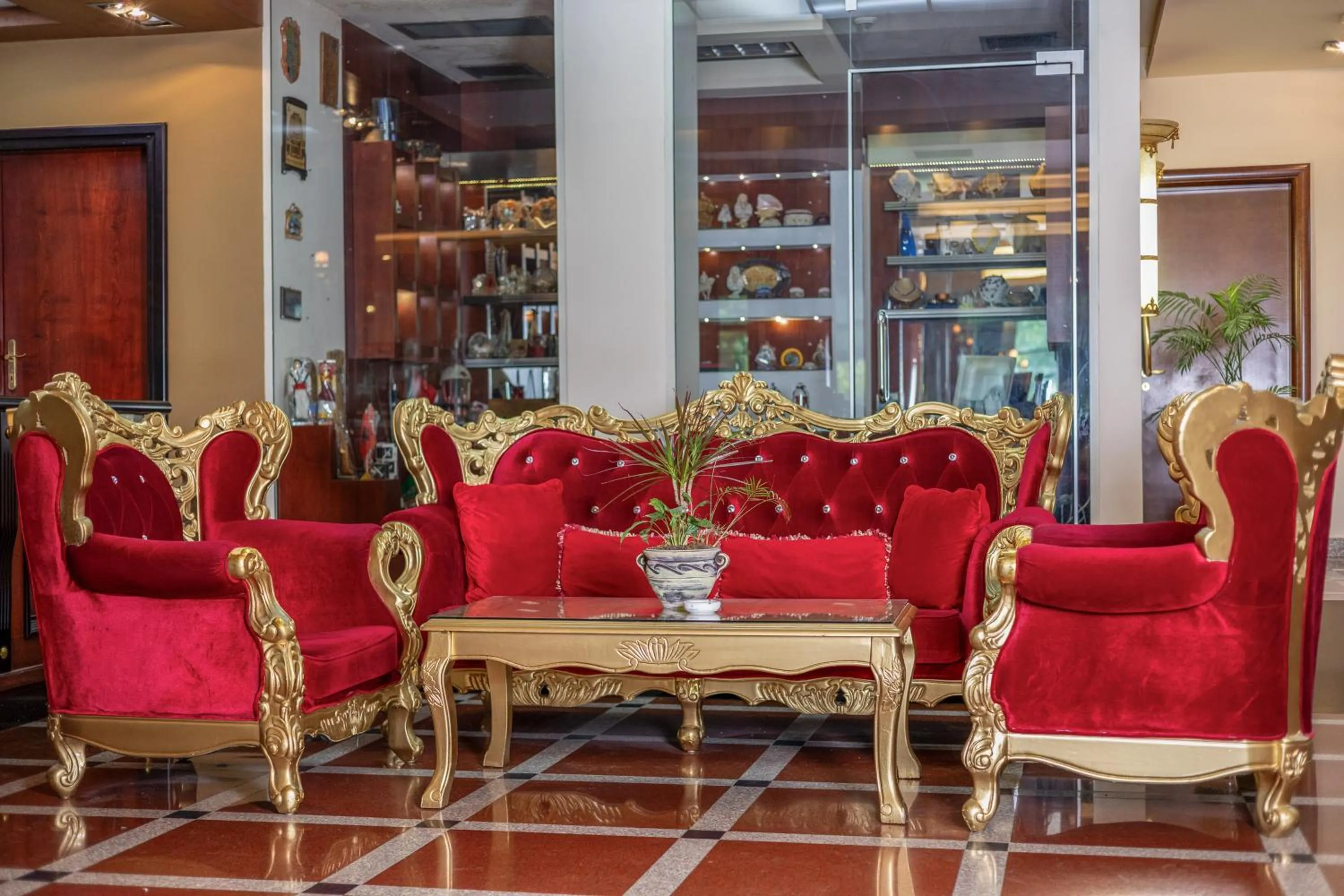 Living room in Shkoder Grand Hotel Europa, Affiliated by Melia