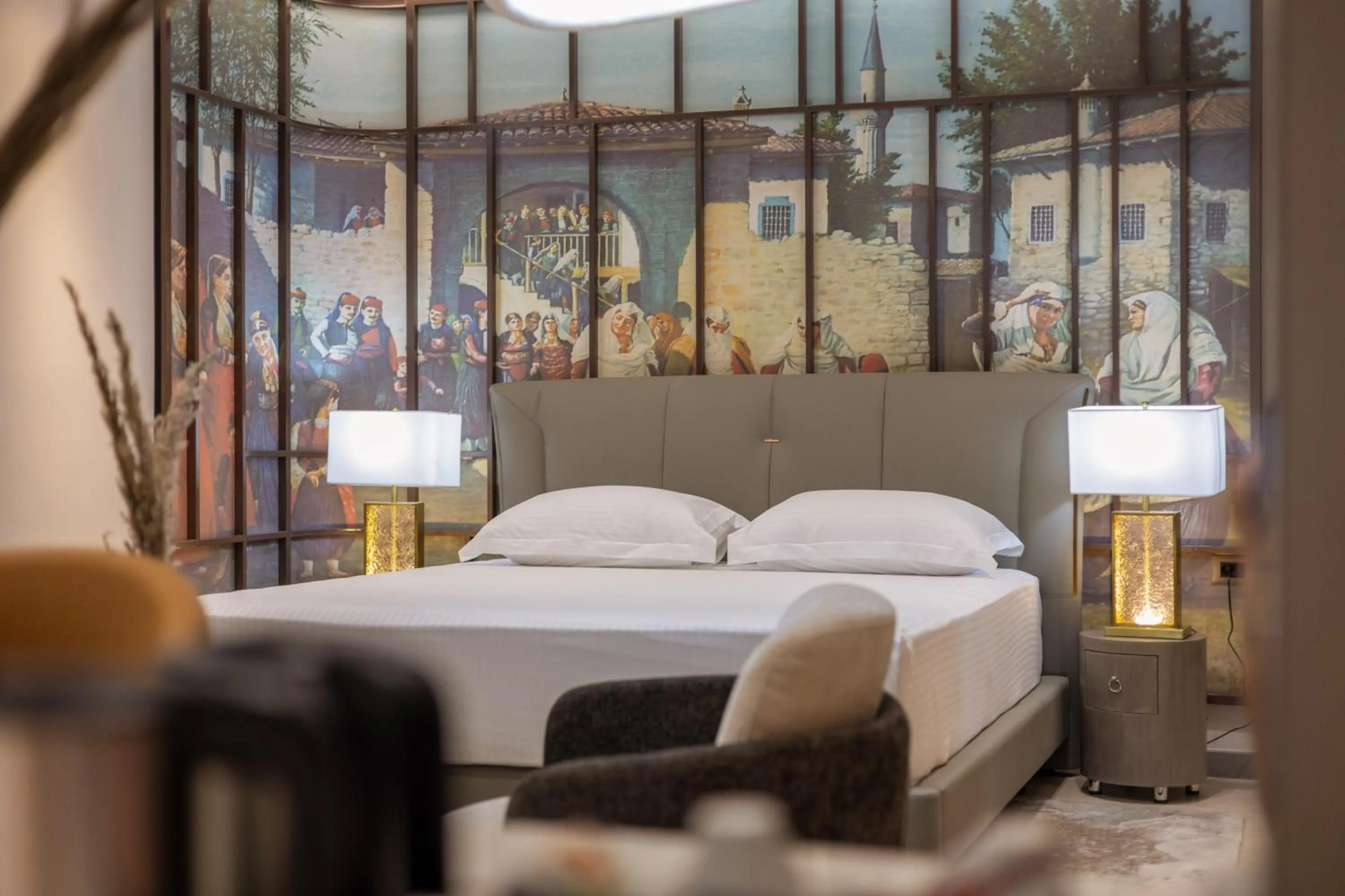 Bed in Shkoder Grand Hotel Europa, Affiliated by Melia