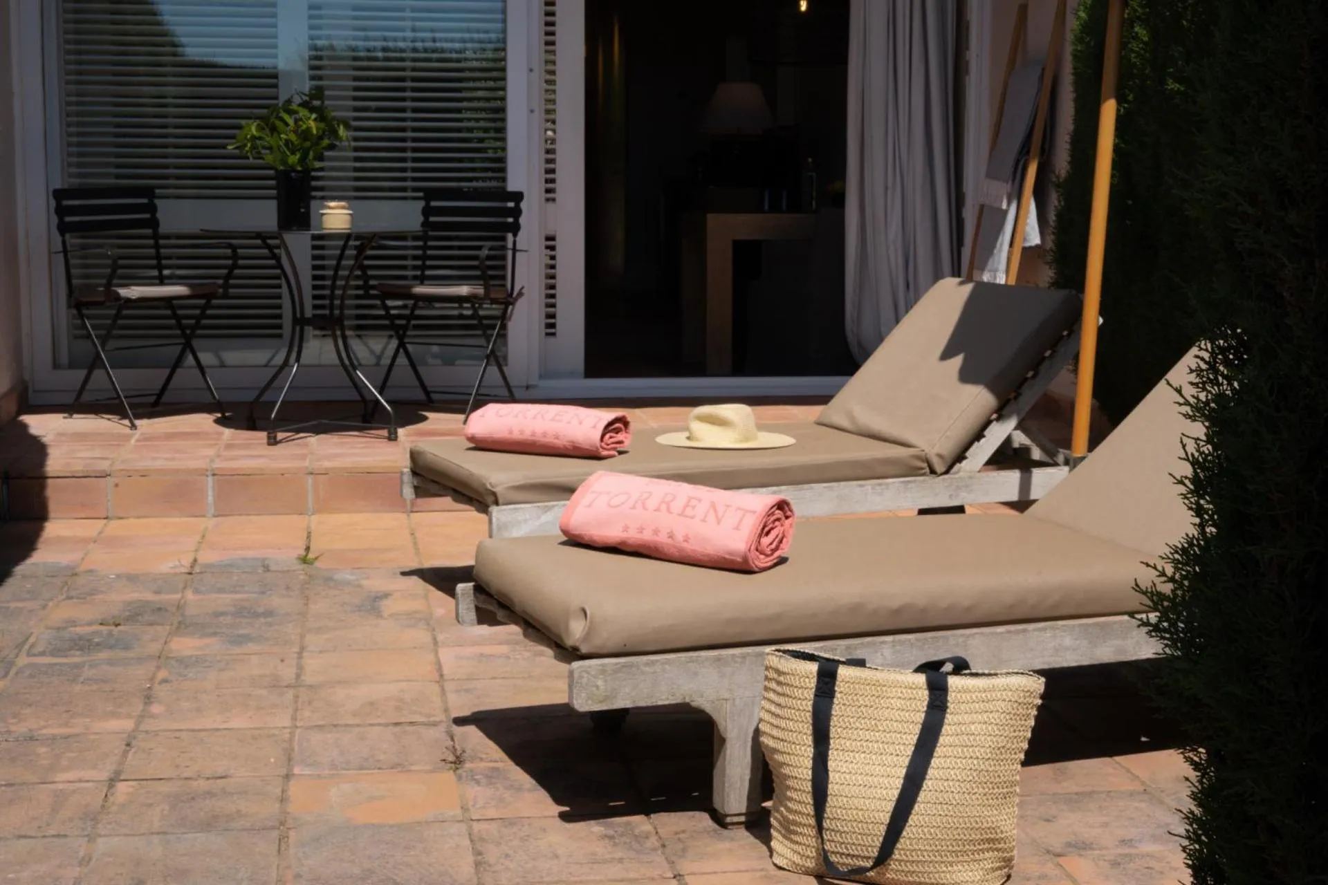 Balcony/Terrace in Mas de Torrent Hotel & Spa, Relais & Châteaux