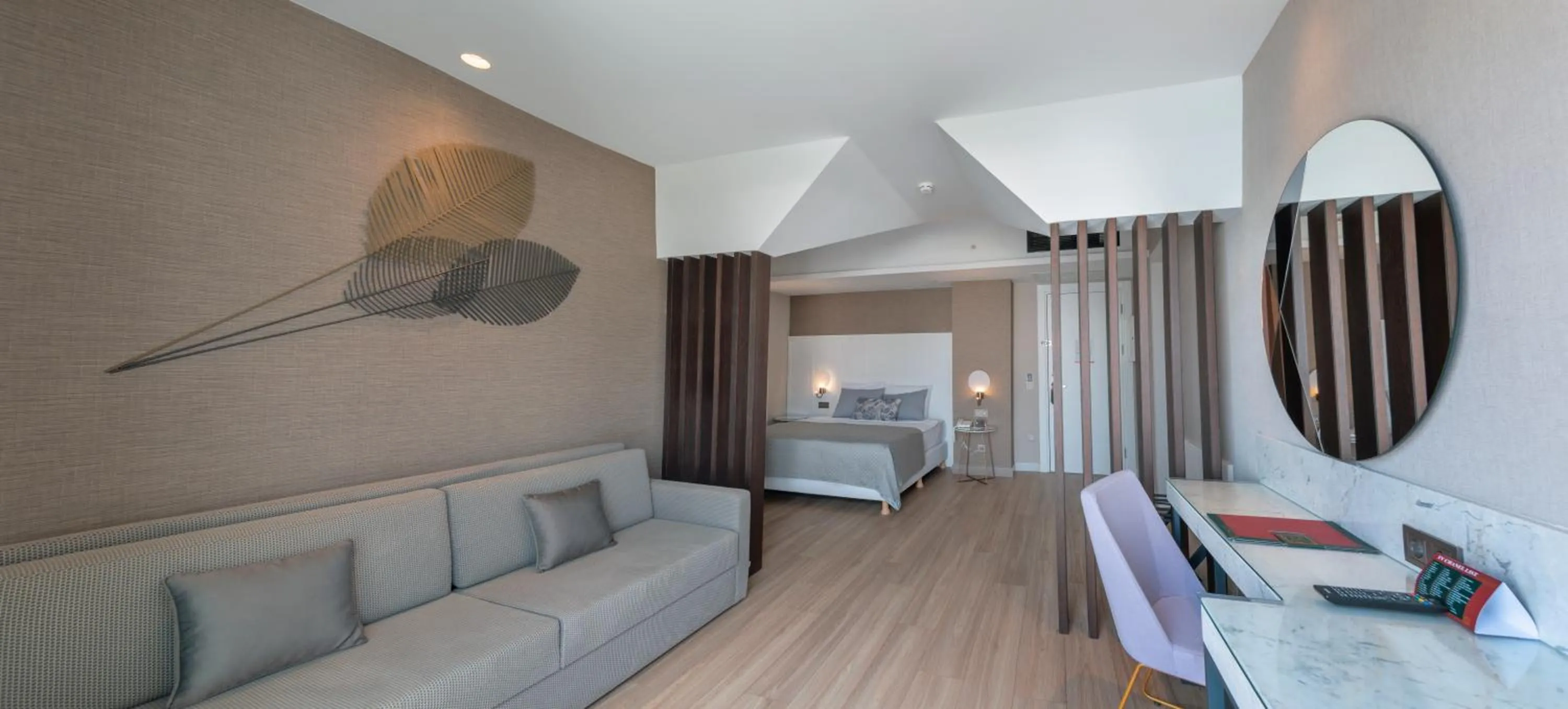 Shower, Bed in Fame Residence Goynuk