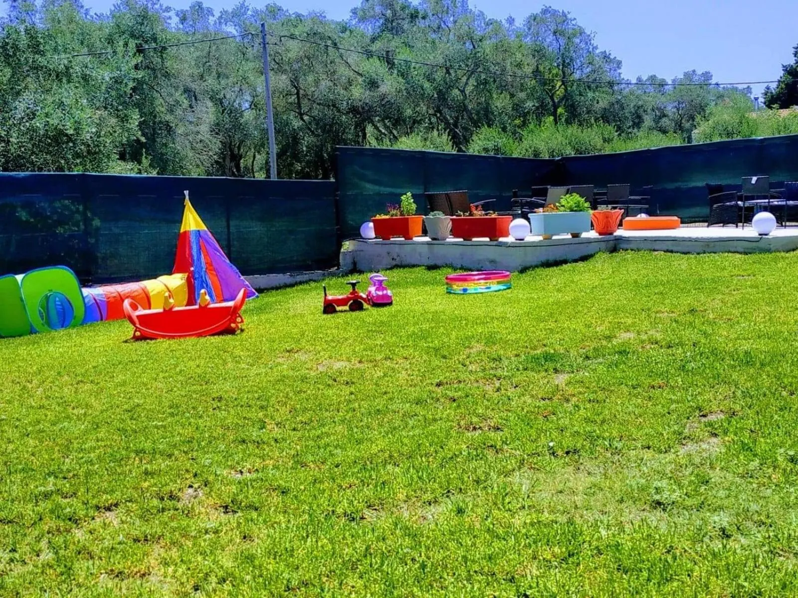 Children play ground in Riposo Studios & Apartments