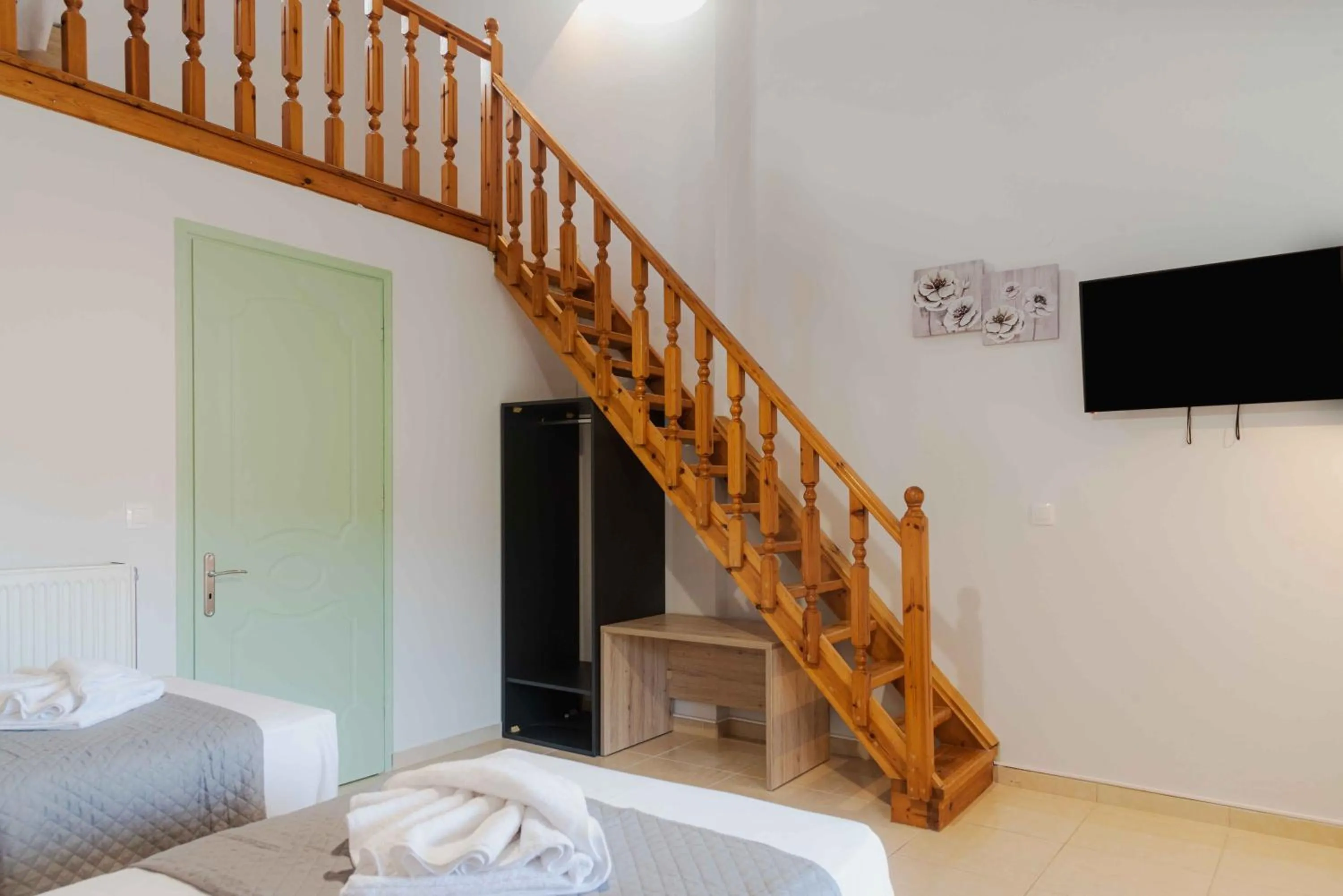 Bedroom, Bed in Riposo Studios & Apartments