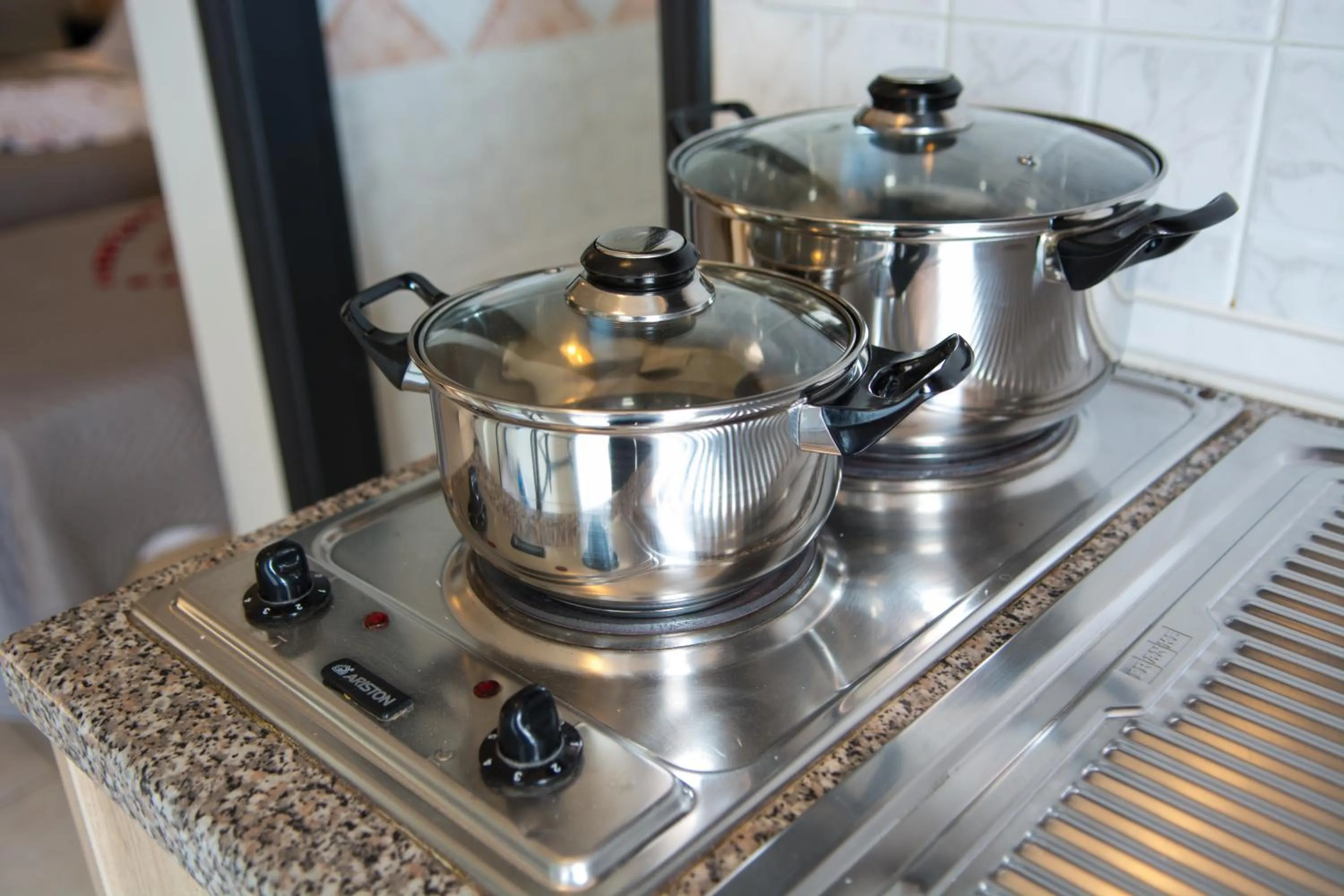 Kitchen or kitchenette in Riposo Studios & Apartments