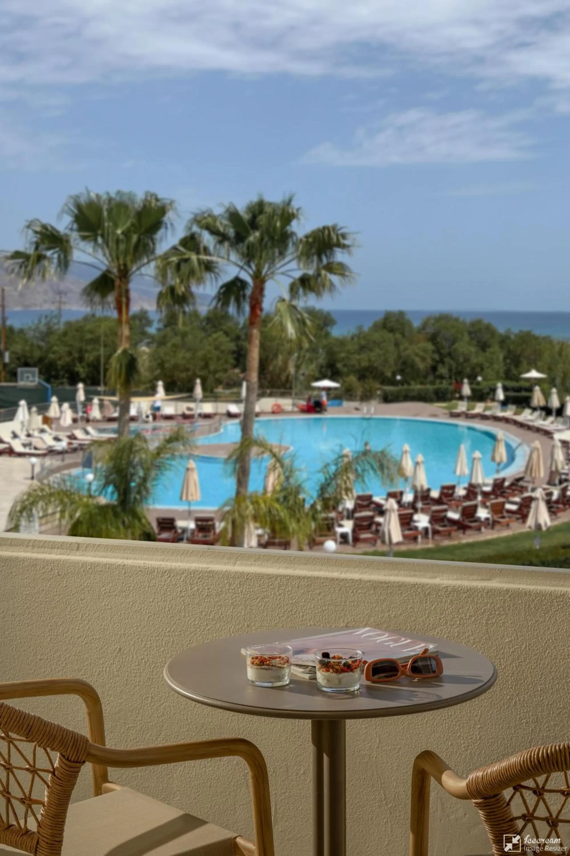 Sea view in Georgioupolis Resort & Aqua Park