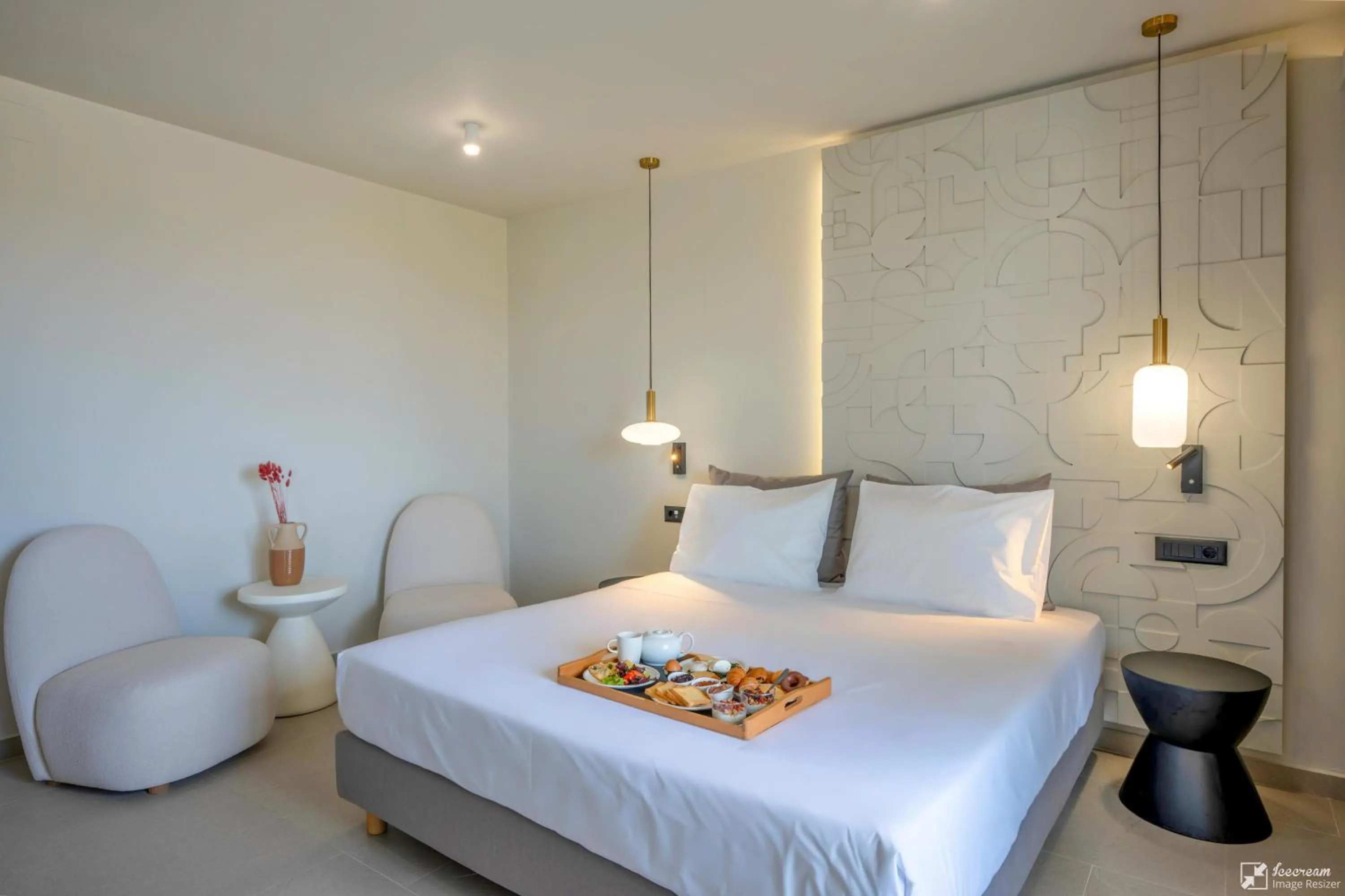 Bedroom, Bed in Georgioupolis Resort & Aqua Park