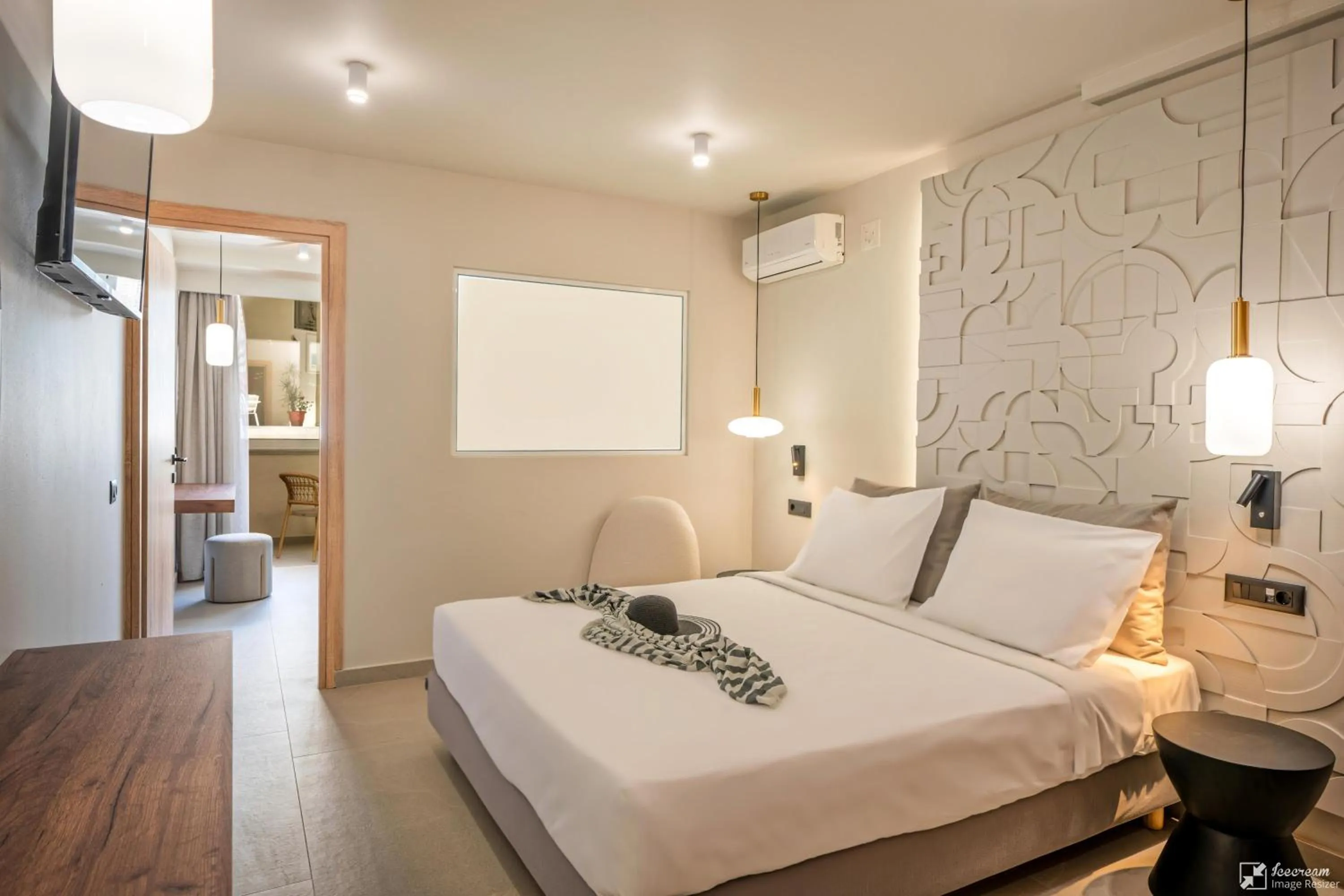 Bedroom, Bed in Georgioupolis Resort & Aqua Park