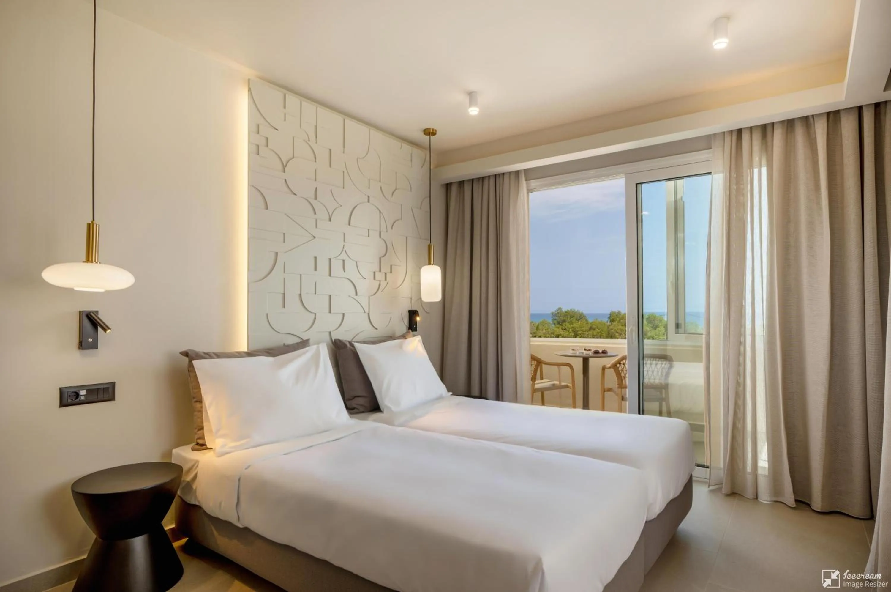 Bedroom, Bed in Georgioupolis Resort & Aqua Park