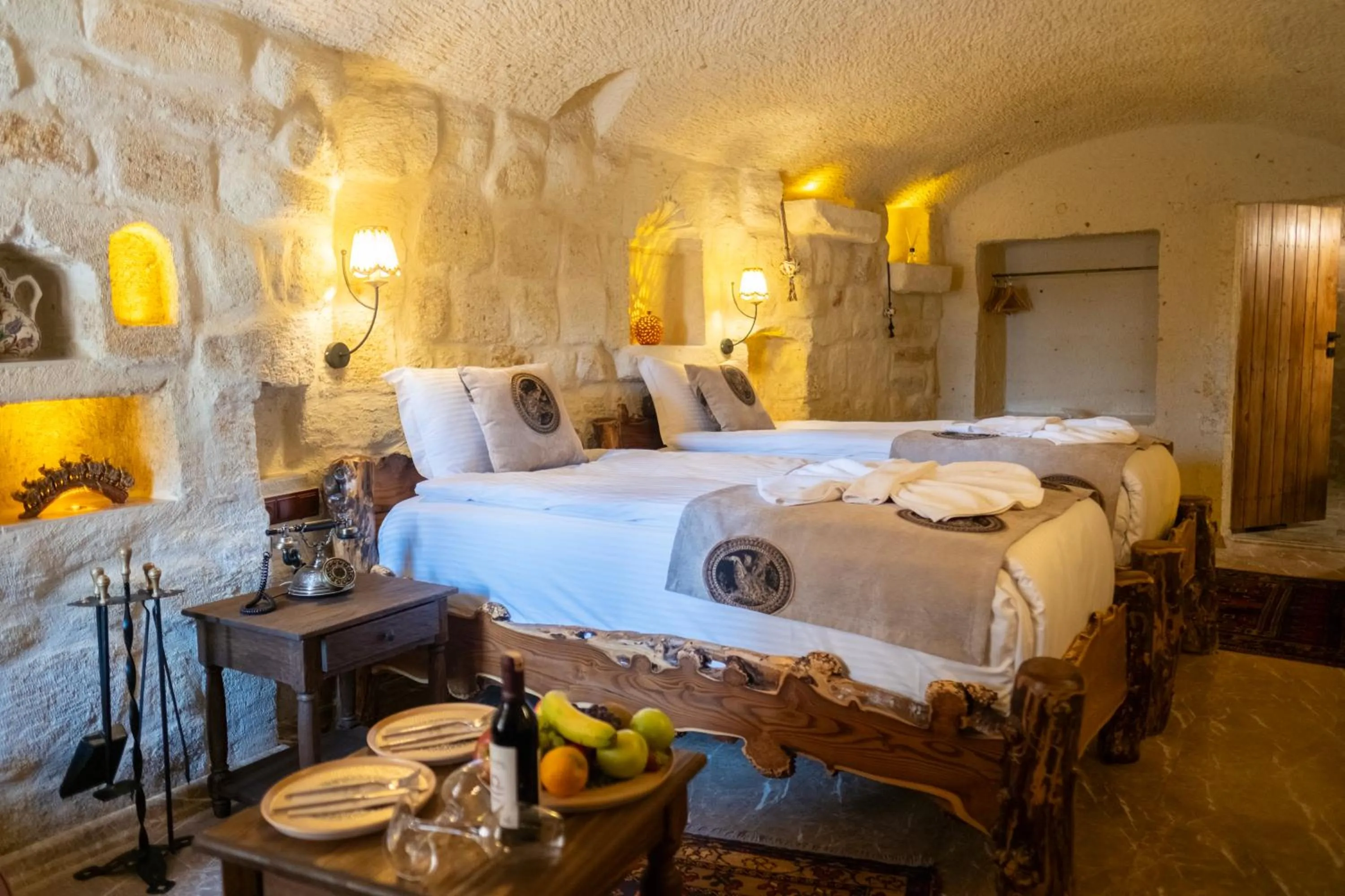 Bedroom in Urgup Evi Cave Hotel