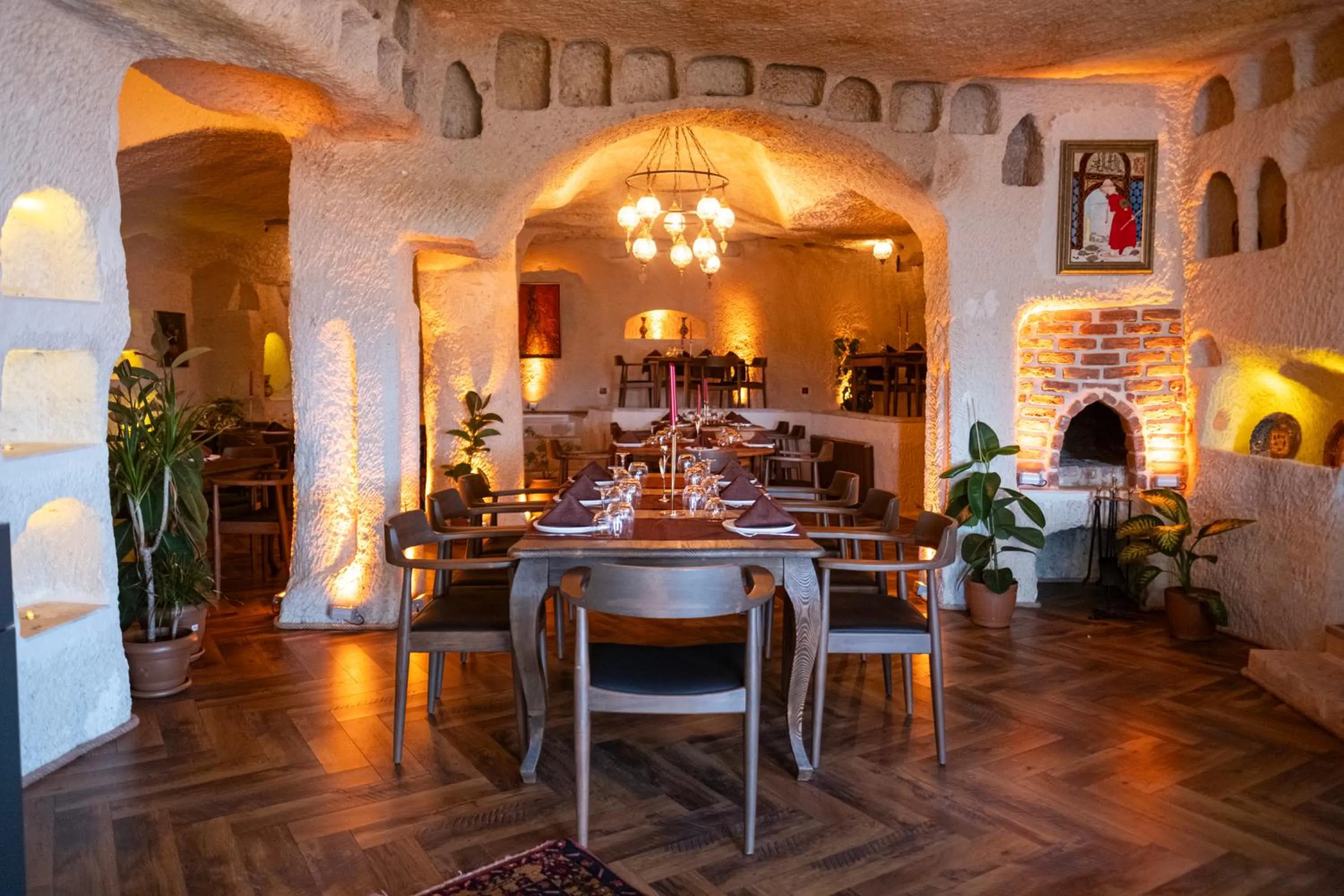 Dining area in Urgup Evi Cave Hotel