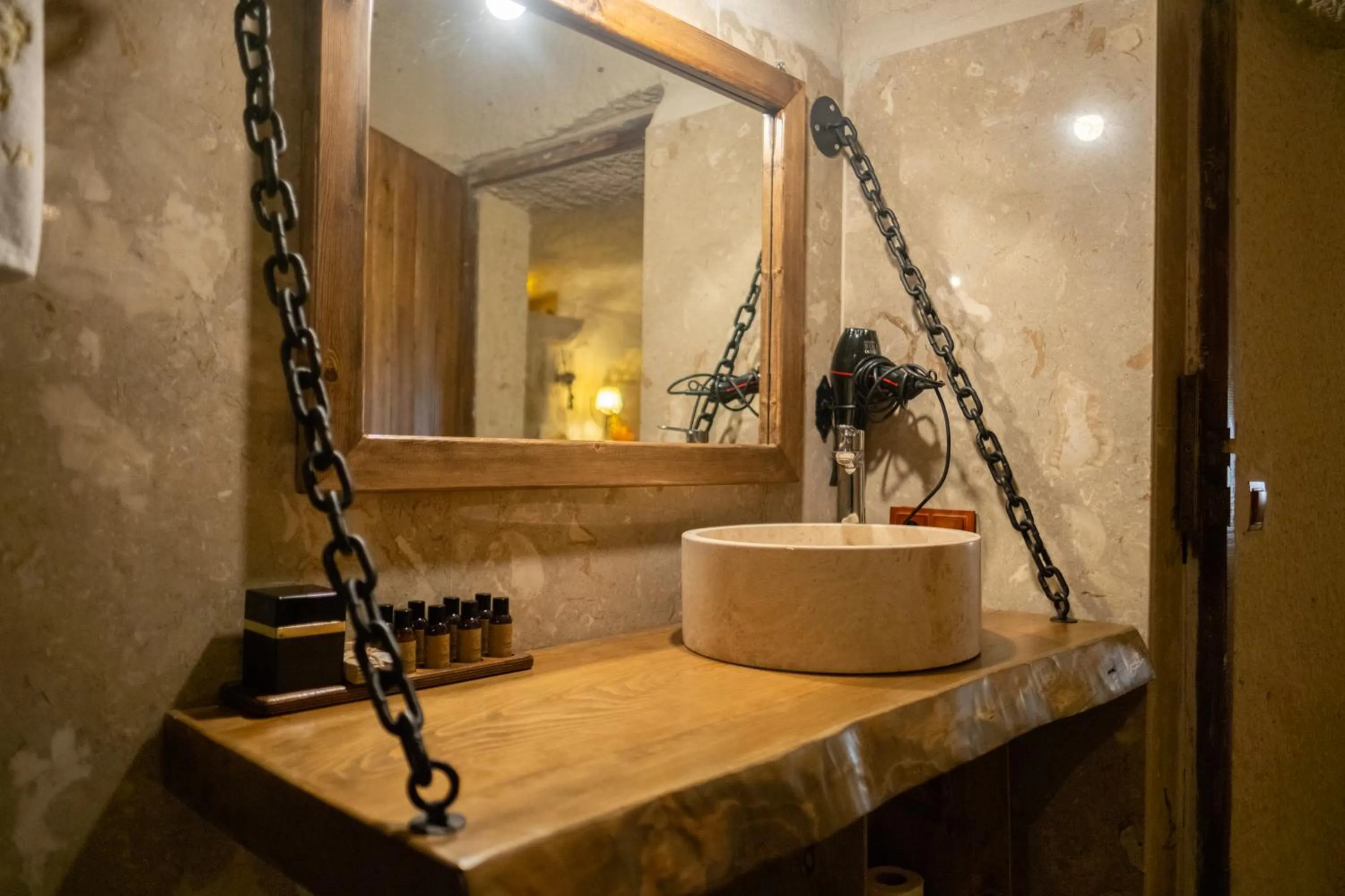 Shower in Urgup Evi Cave Hotel