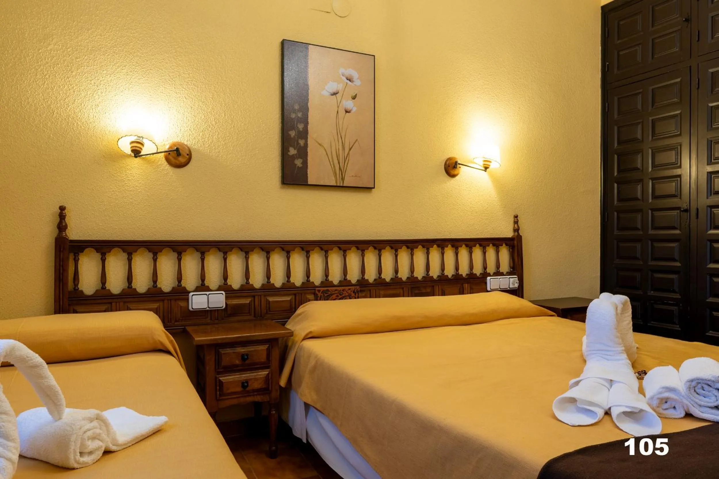 Bed in Hotel Uña Serranía Encantada