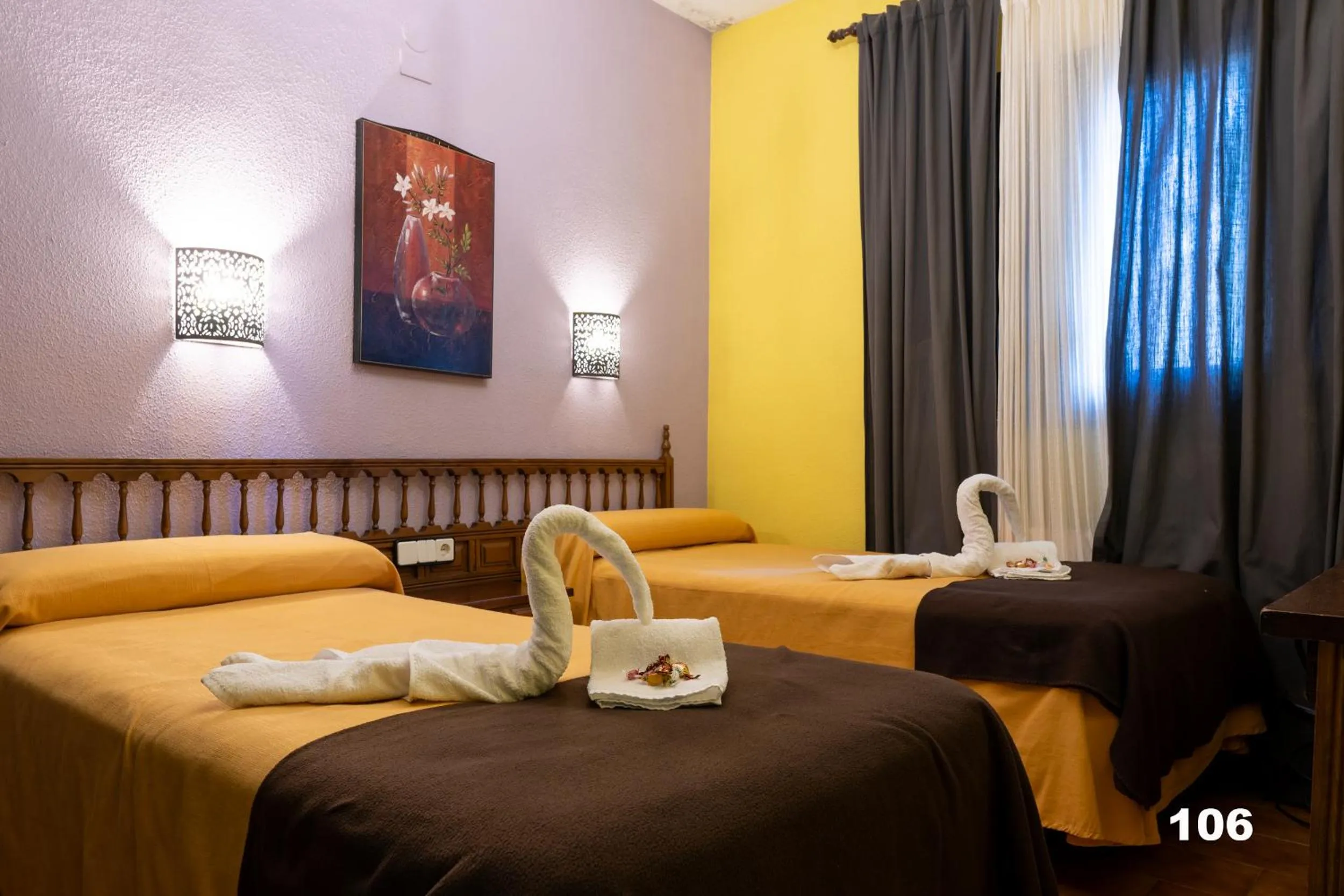 Bed in Hotel Uña Serranía Encantada