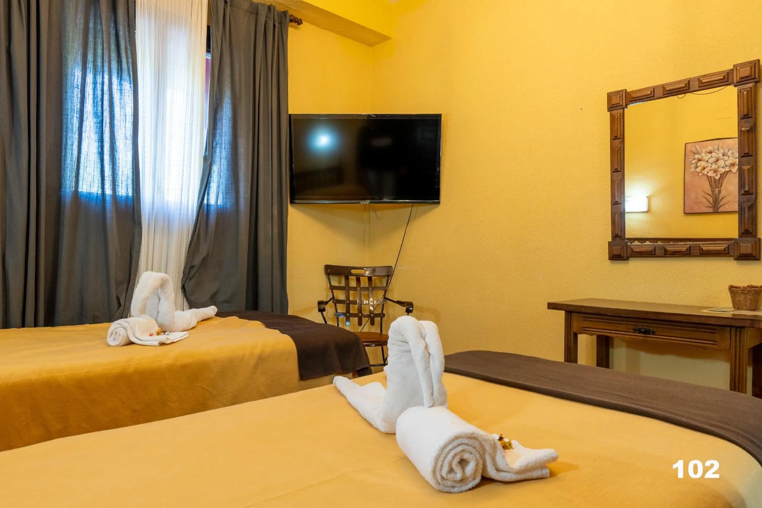 Bed in Hotel Uña Serranía Encantada