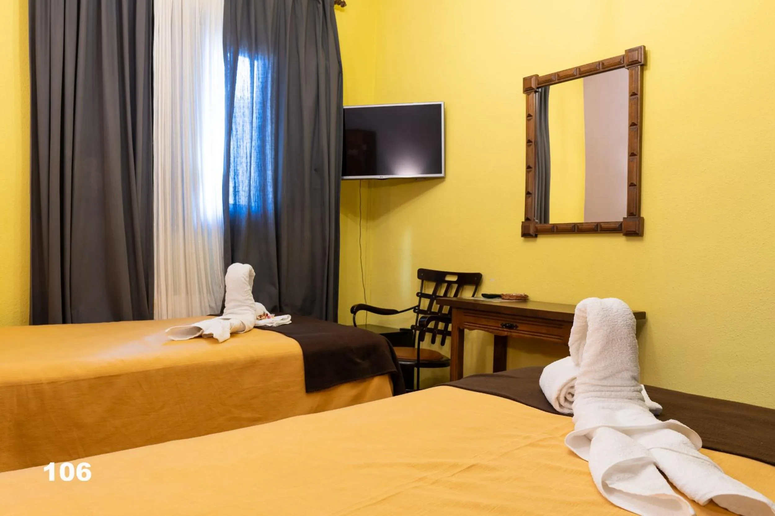 Bed in Hotel Uña Serranía Encantada