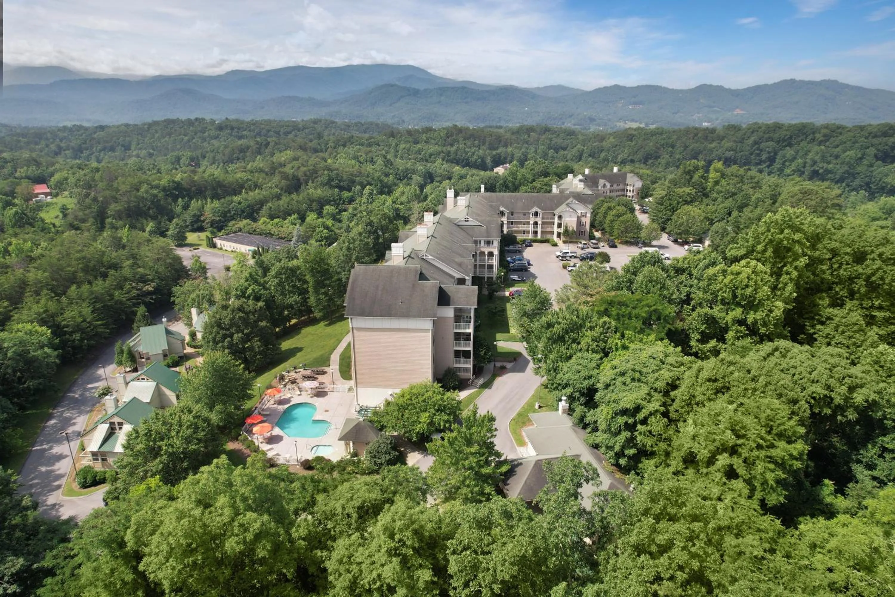 Bird's eye view in Sunrise Ridge Resort