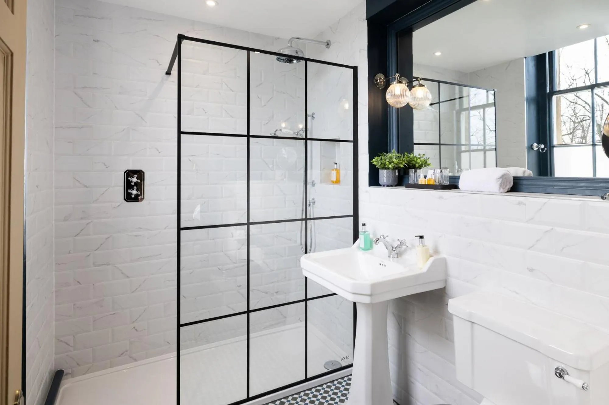 Bathroom in The Churchill Hotel