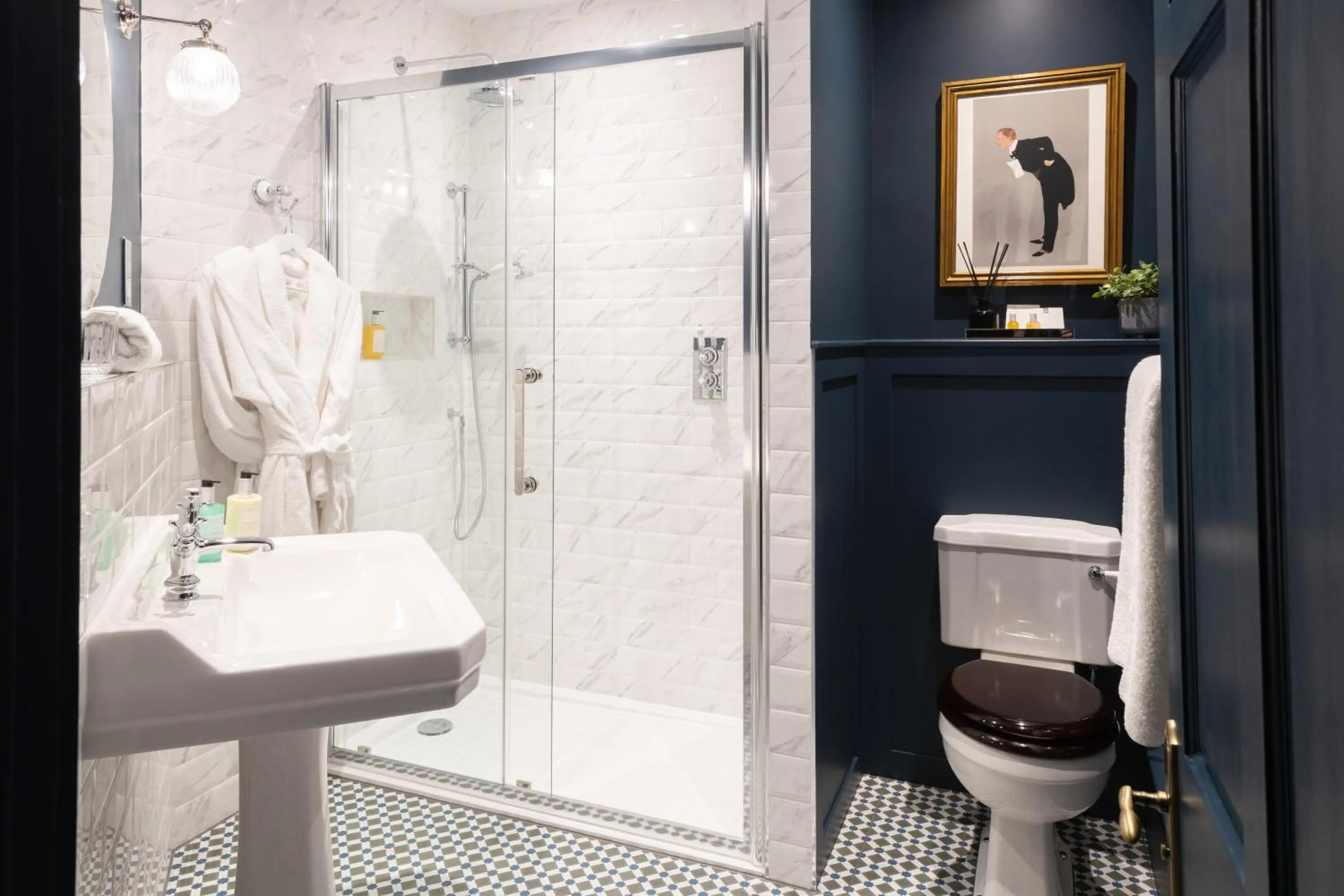 Bathroom in The Churchill Hotel