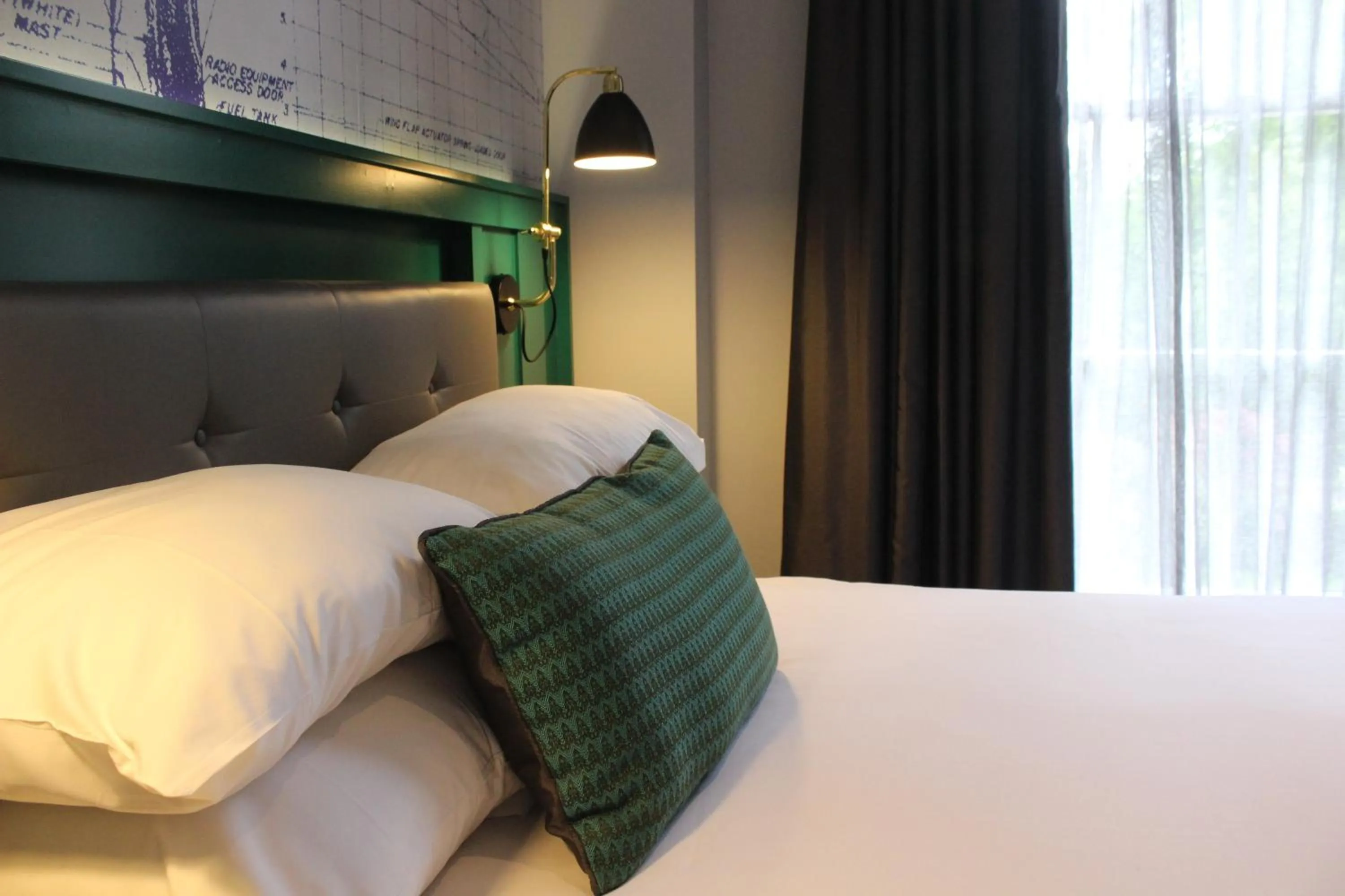 Bedroom, Bed in The Churchill Hotel