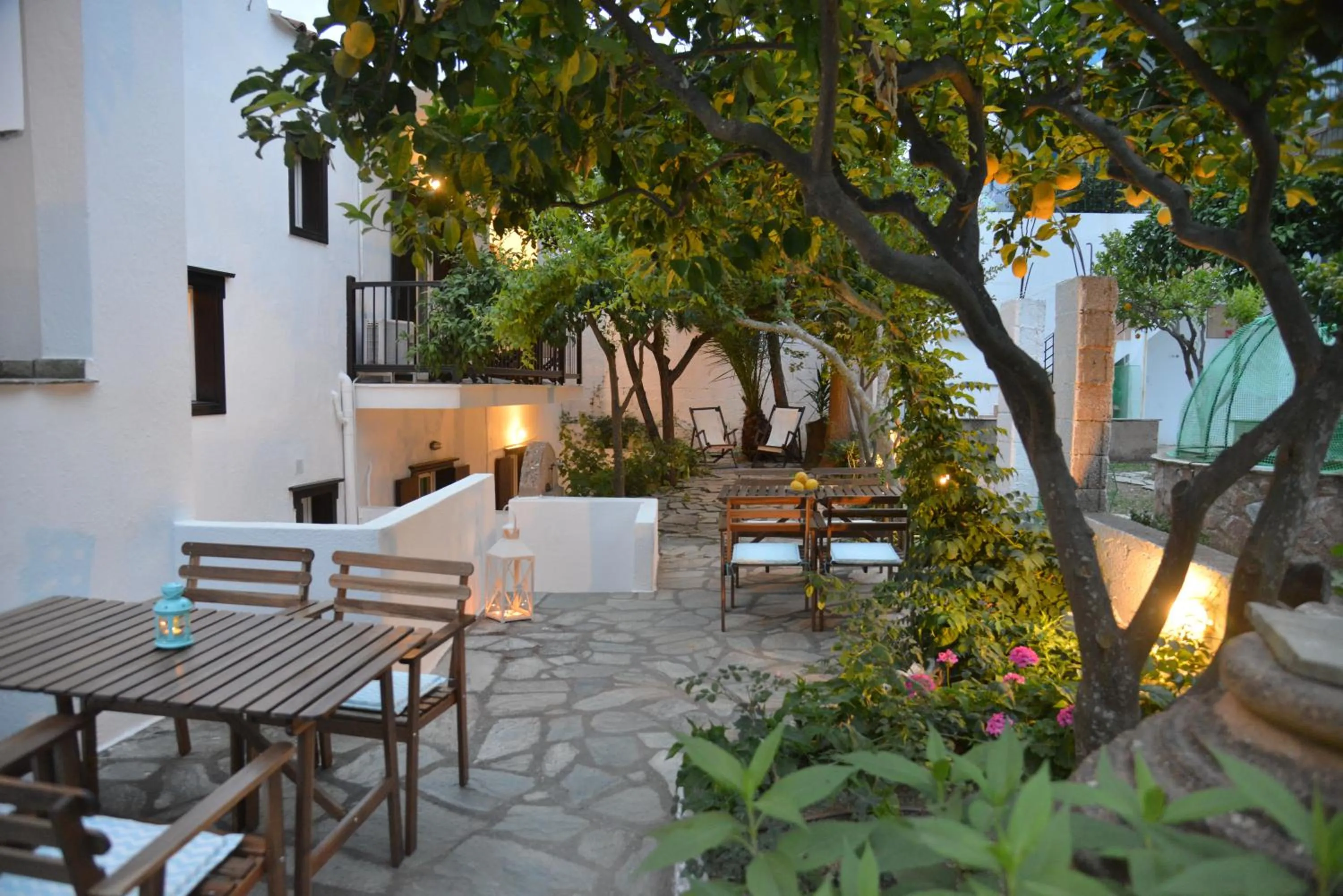 Patio in Hotel Anelli