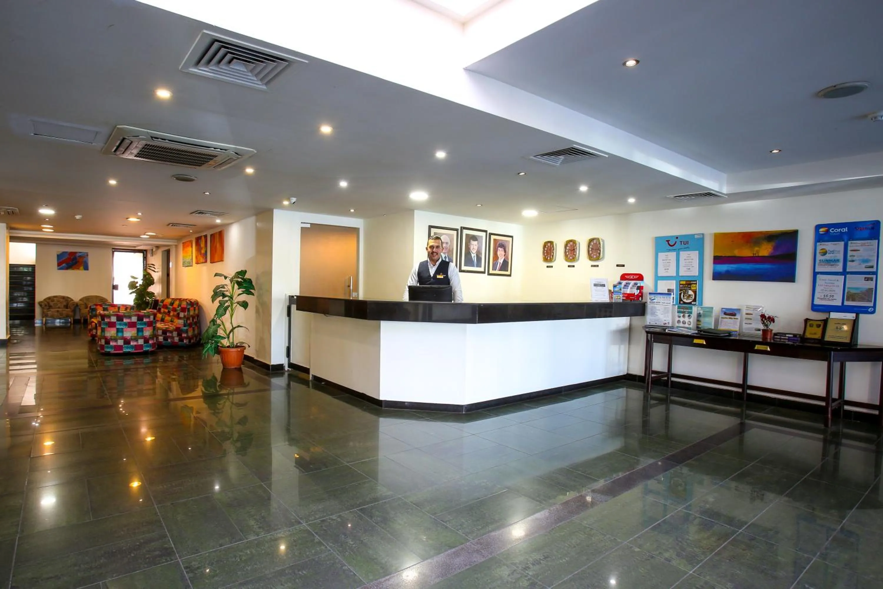 Lobby or reception in Mina Hotel