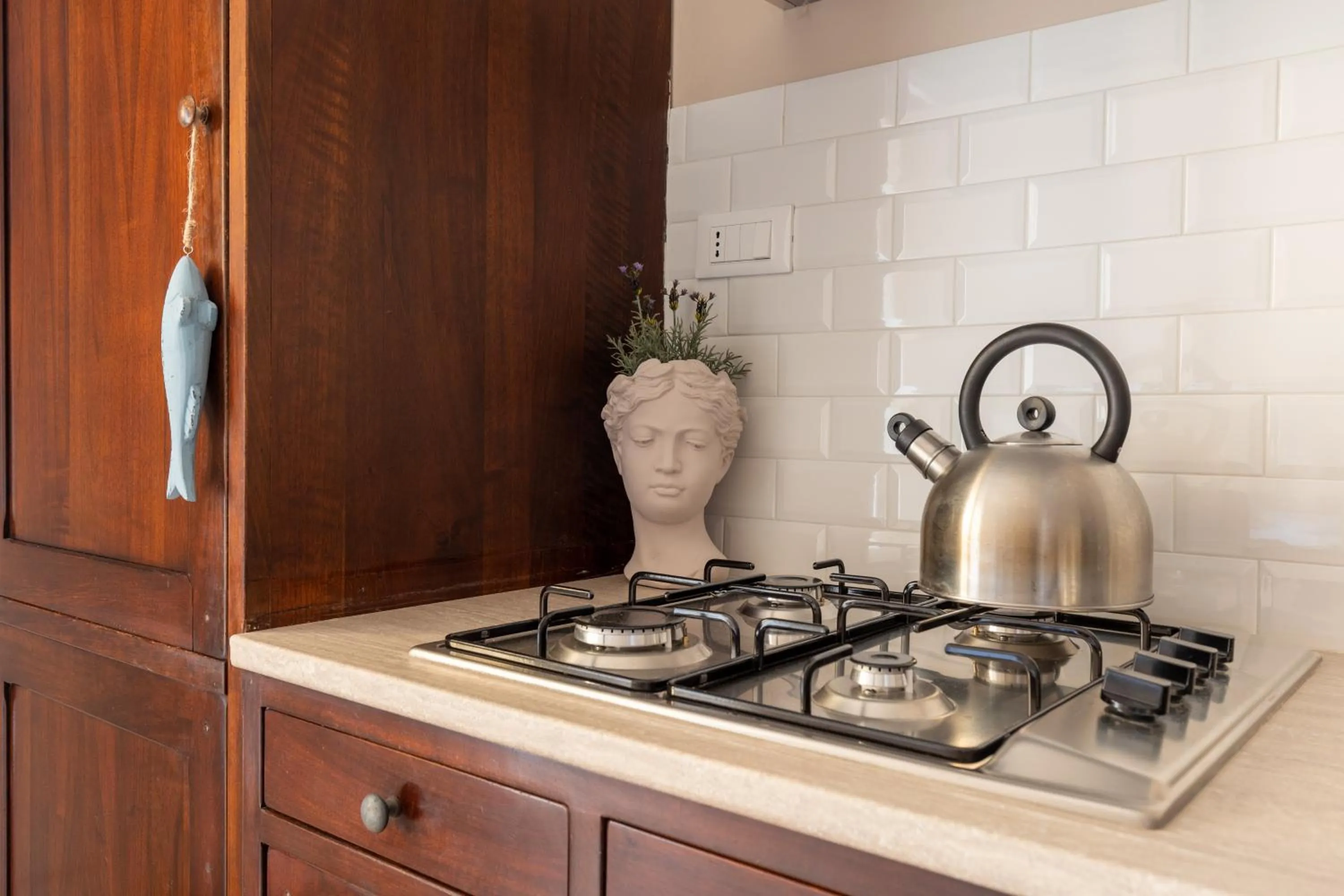 Communal kitchen in B&B Medusa