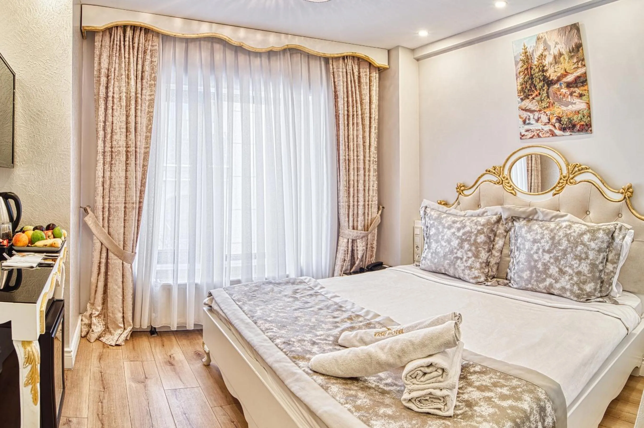 Bed in Sirkeci Ersu Hotel & SPA