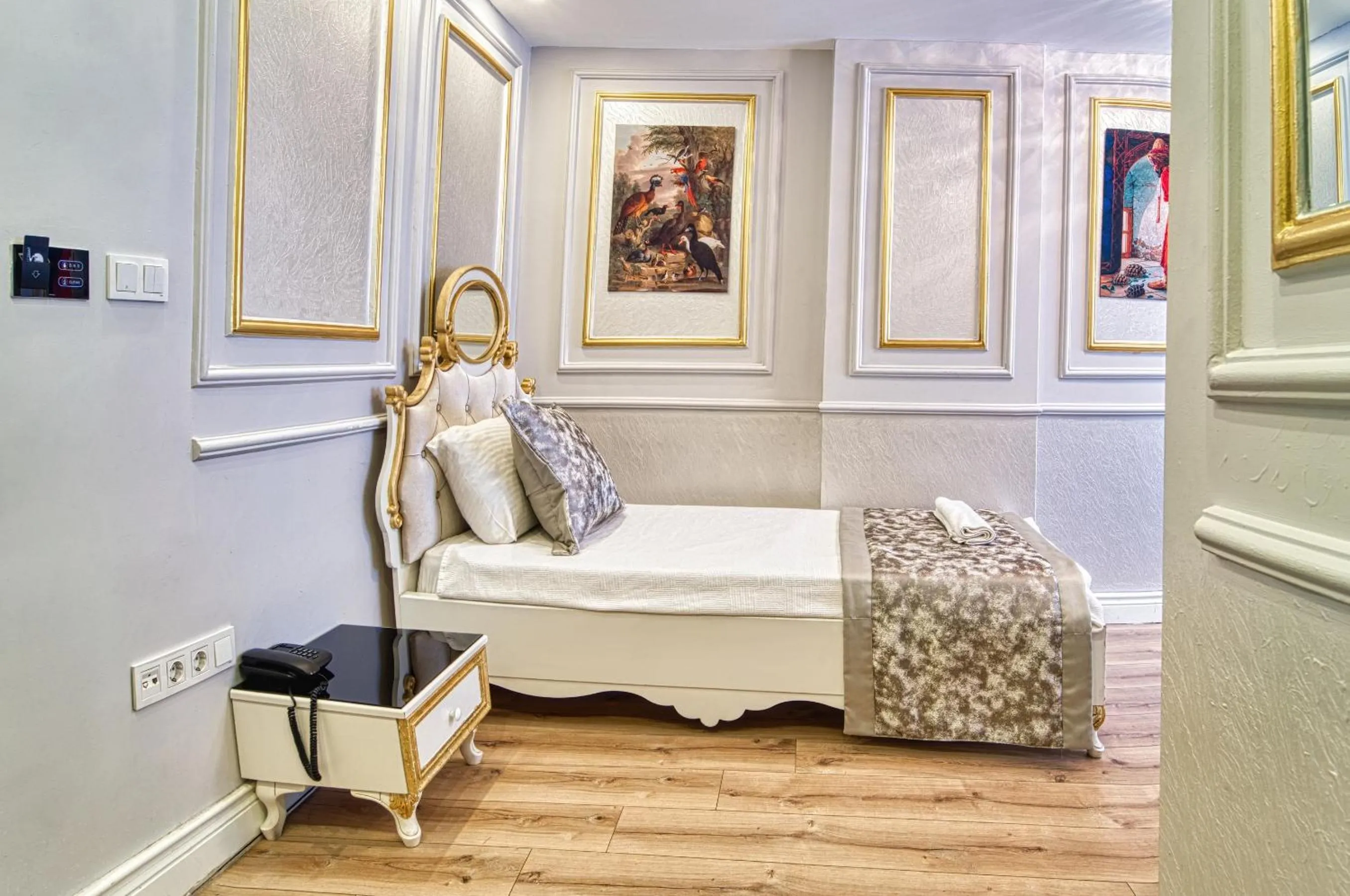 Bed in Sirkeci Ersu Hotel & SPA