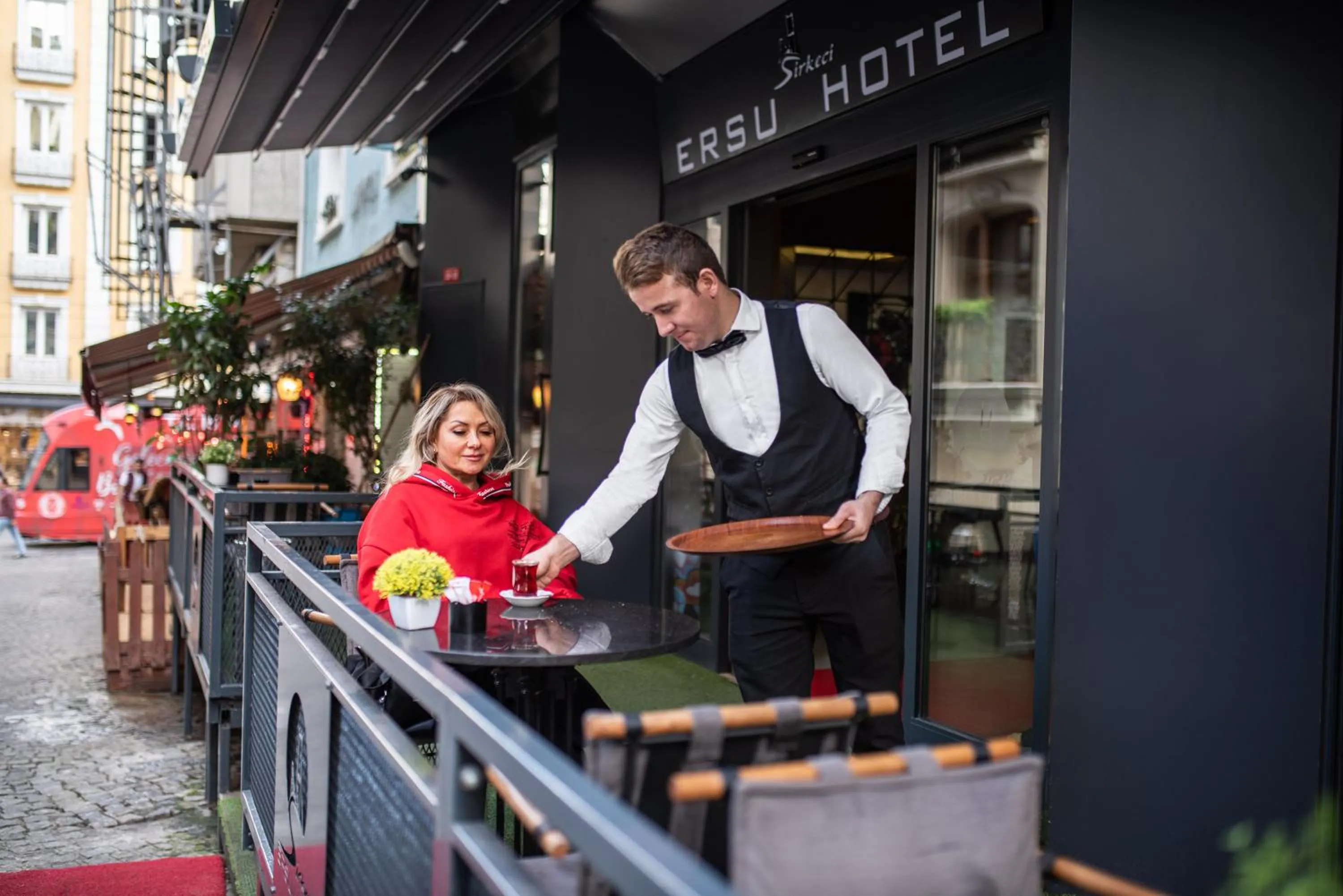Patio in Sirkeci Ersu Hotel & SPA