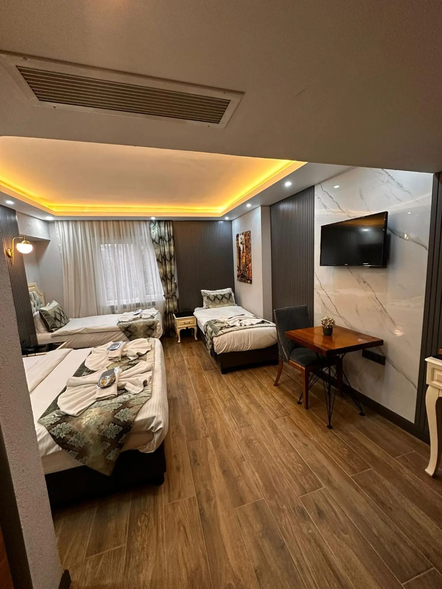 Bed in Sirkeci Ersu Hotel & SPA