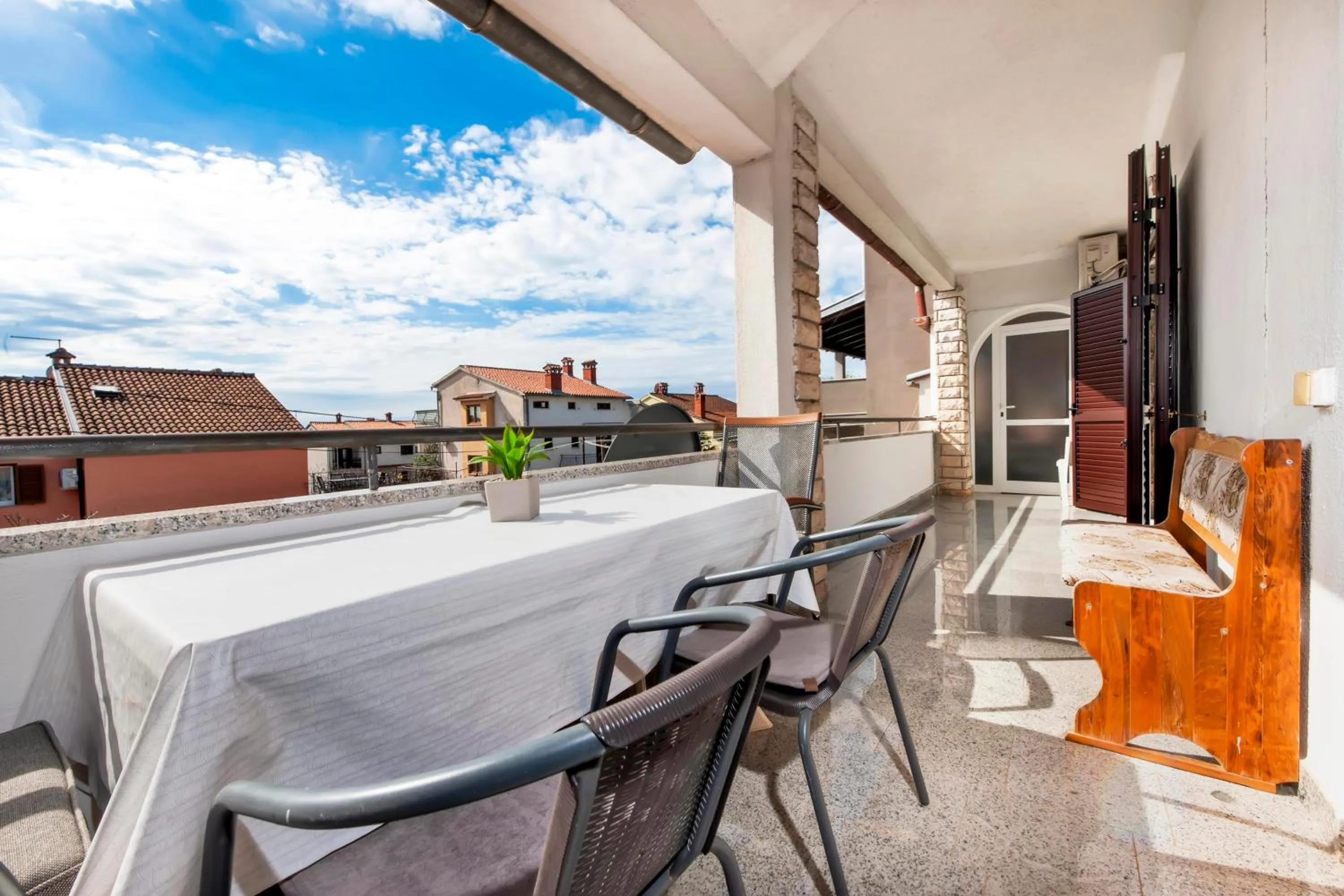 Balcony/Terrace in Apartments Divna