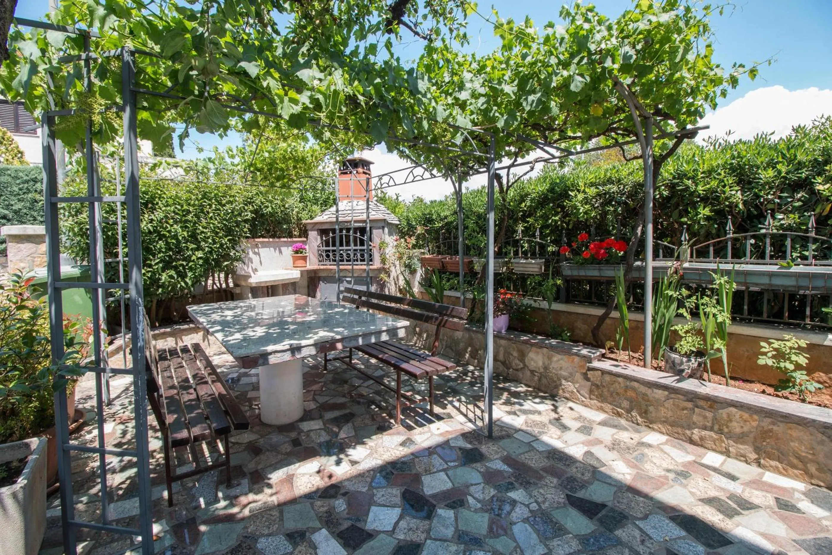 Balcony/Terrace in Apartments Divna