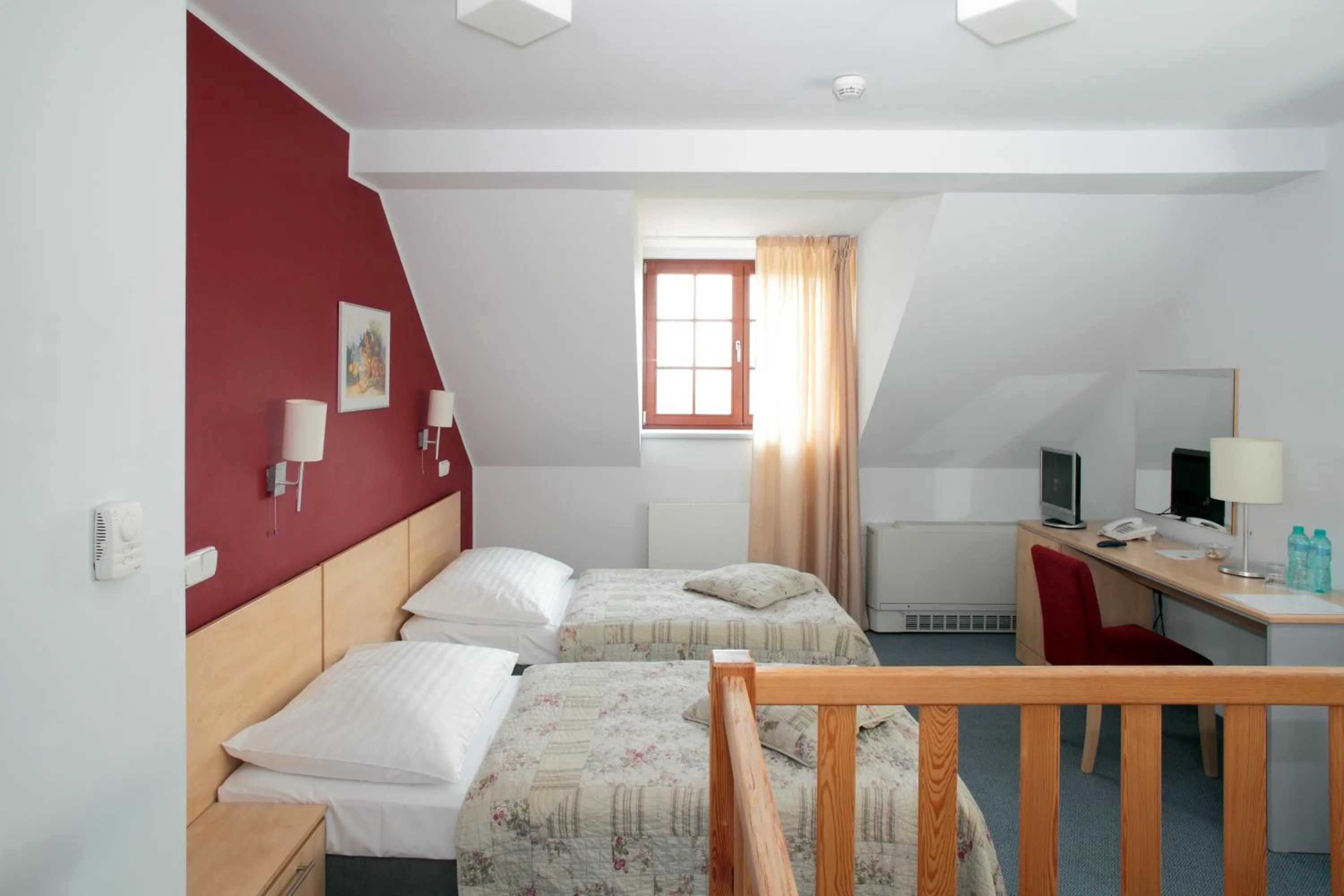 Bed in Hotel Chvalská Tvrz