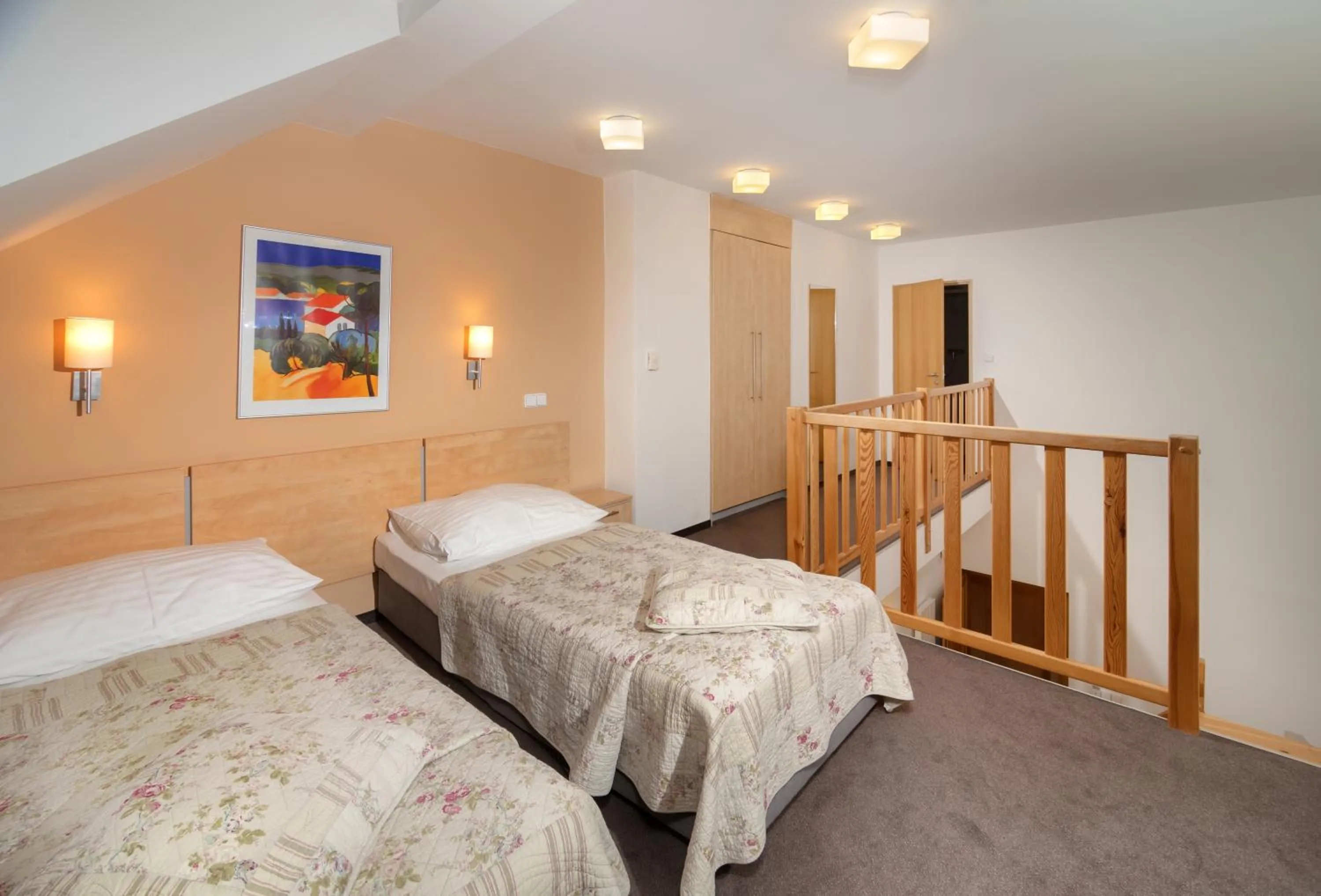 Bedroom, Bed in Hotel Chvalská Tvrz