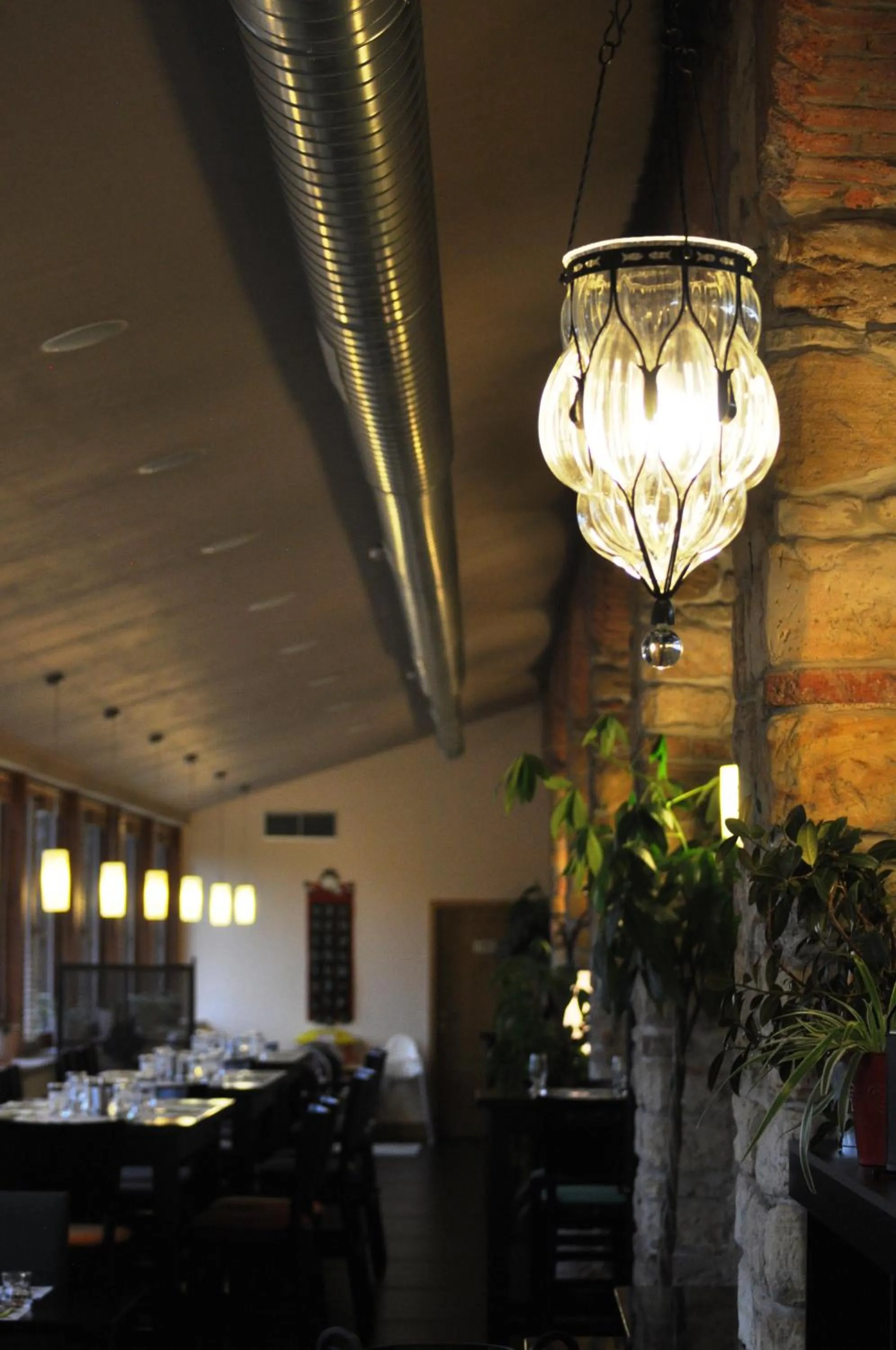 Decorative detail in Hotel Chvalská Tvrz