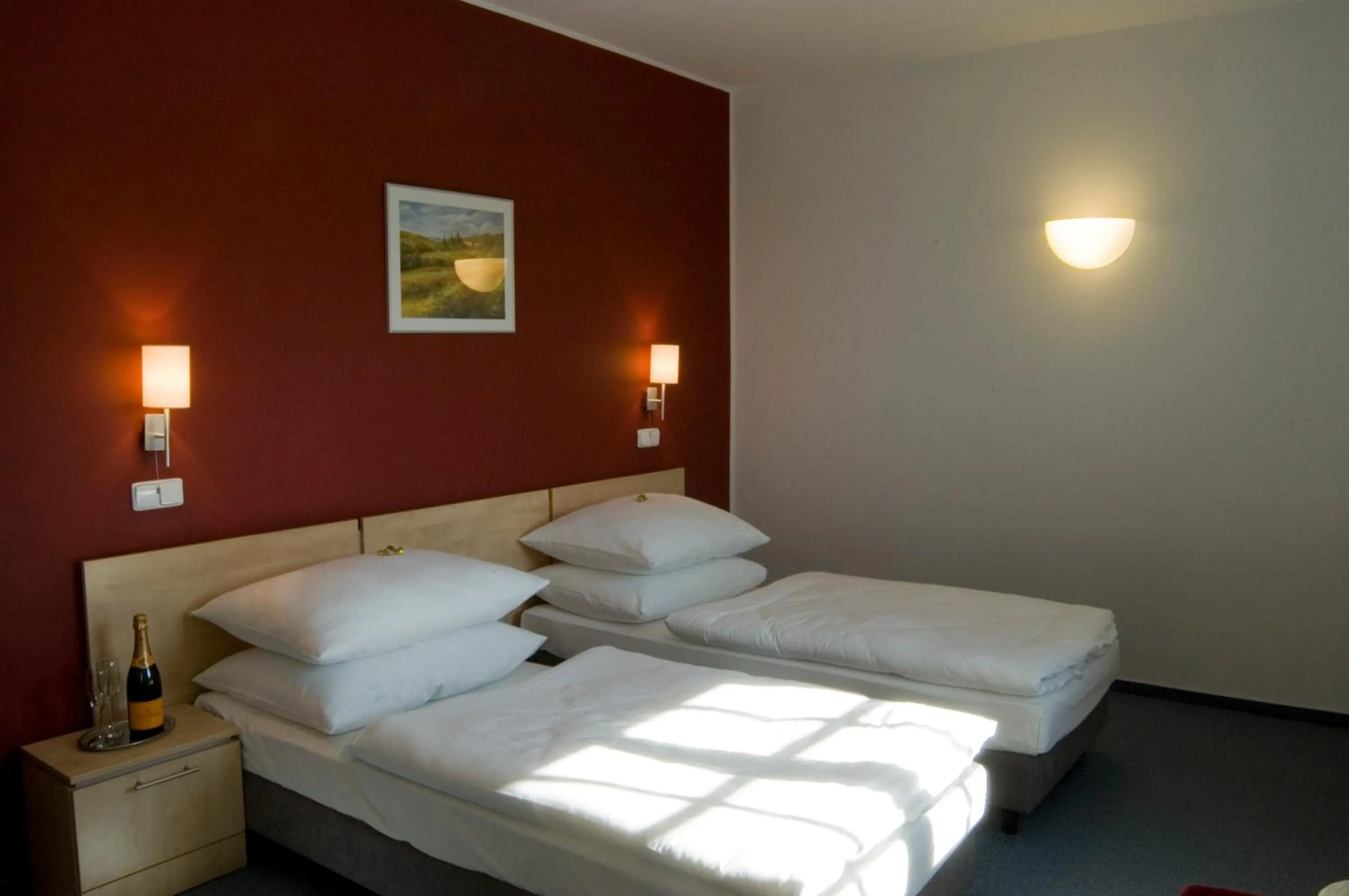 Photo of the whole room, Bed in Hotel Chvalská Tvrz